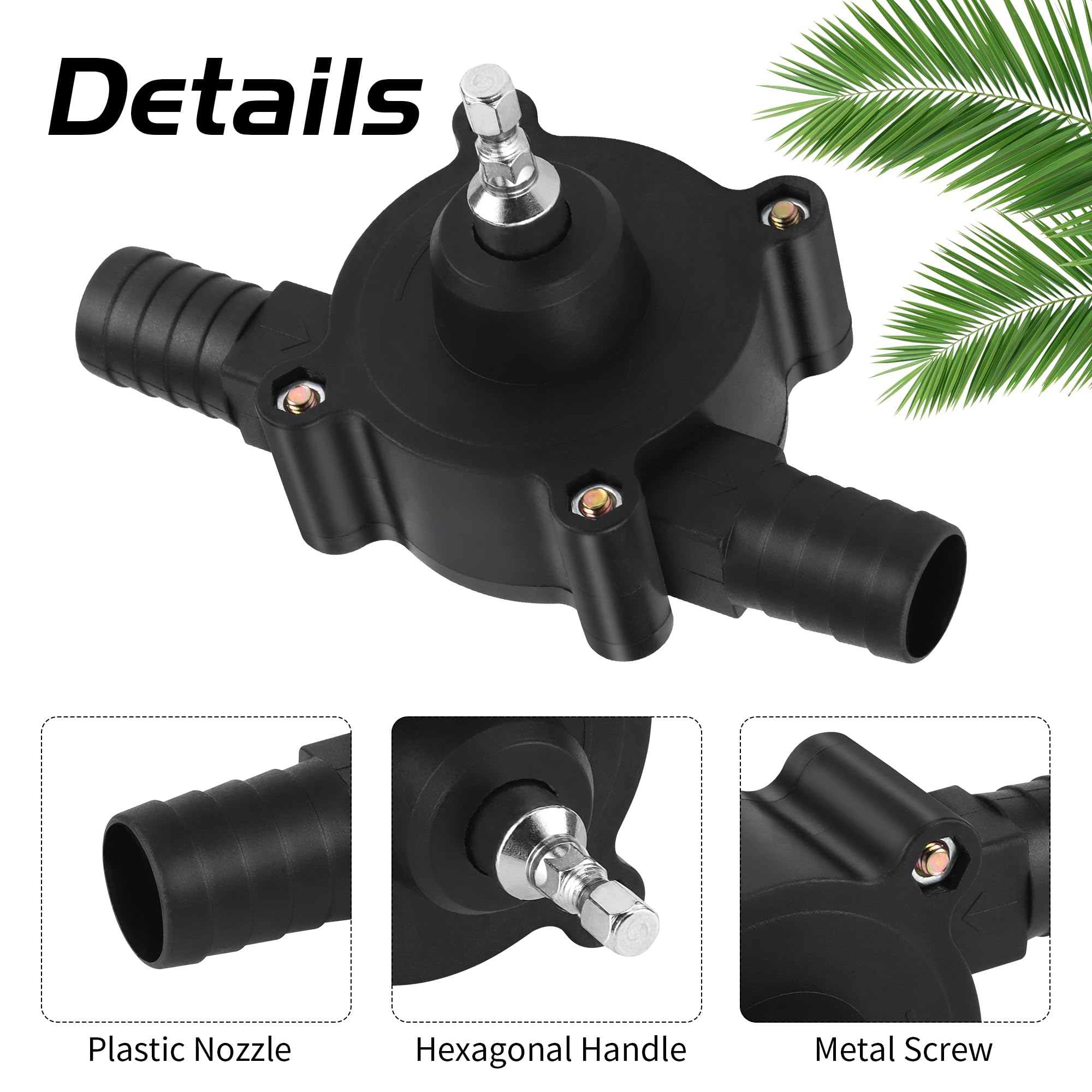 Pompe à Eau pour Perceuse Sans Fil Mini Pompe Auto-amorçante Pompe Gasoil | Électrique Pompe Auto-amorçante Pompe Électrique Portable pour Jardin, Piscine