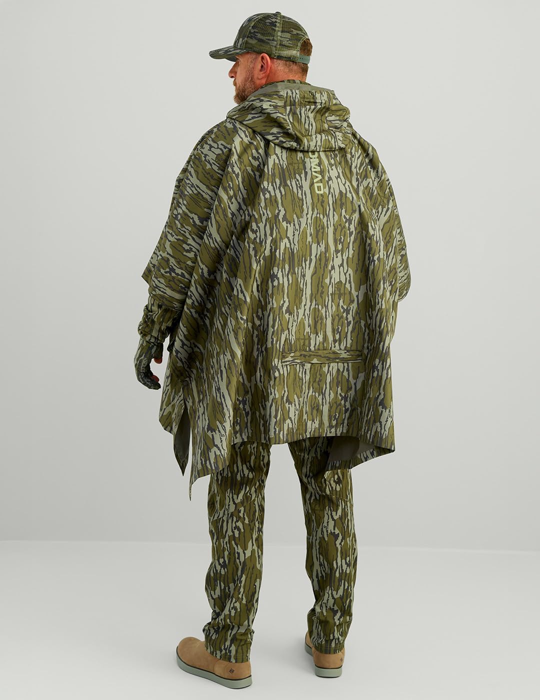 NOMAD Men's Poncho Packable Waterproof Camo Rain Poncho