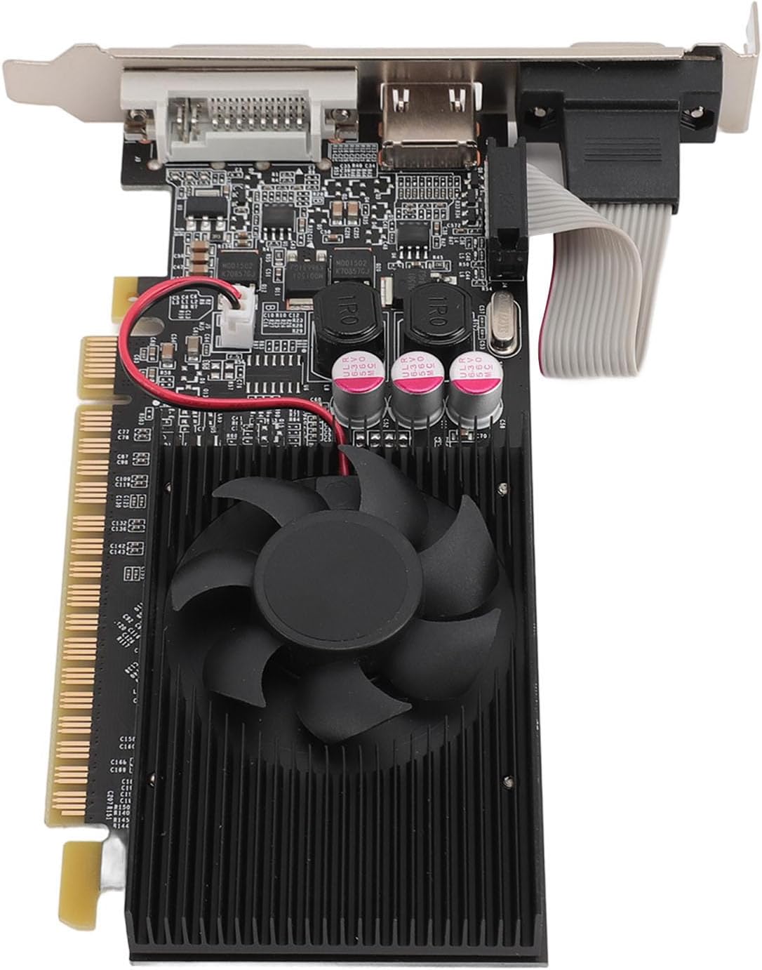 Graphics Card, Computer Graphics Card 2GB DDR3 64BIT Silent for 10 for Watching Movies
