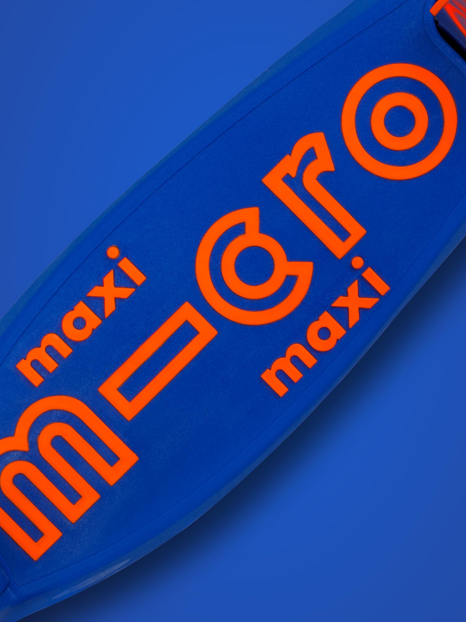 Micro Monopattino da bambino Maxi Deluxe Neon Arancione LED