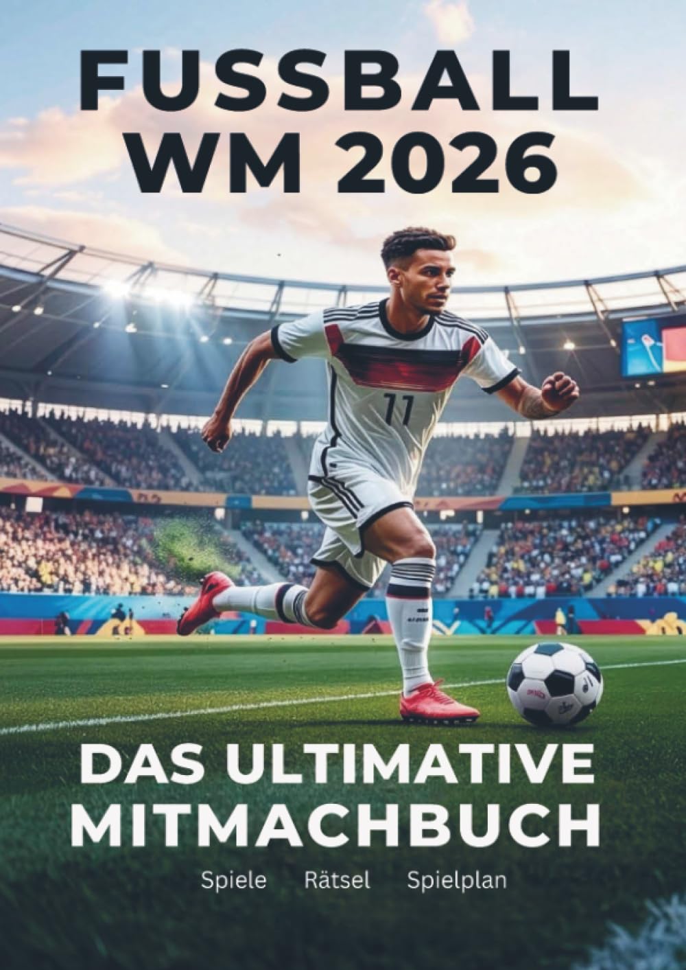 Fußball WM 2026 – Das ultimative Mitmachbuch: Rätsel, Spiele, Quiz & Challenges rund um die Fußball-Weltmeisterschaft 2026