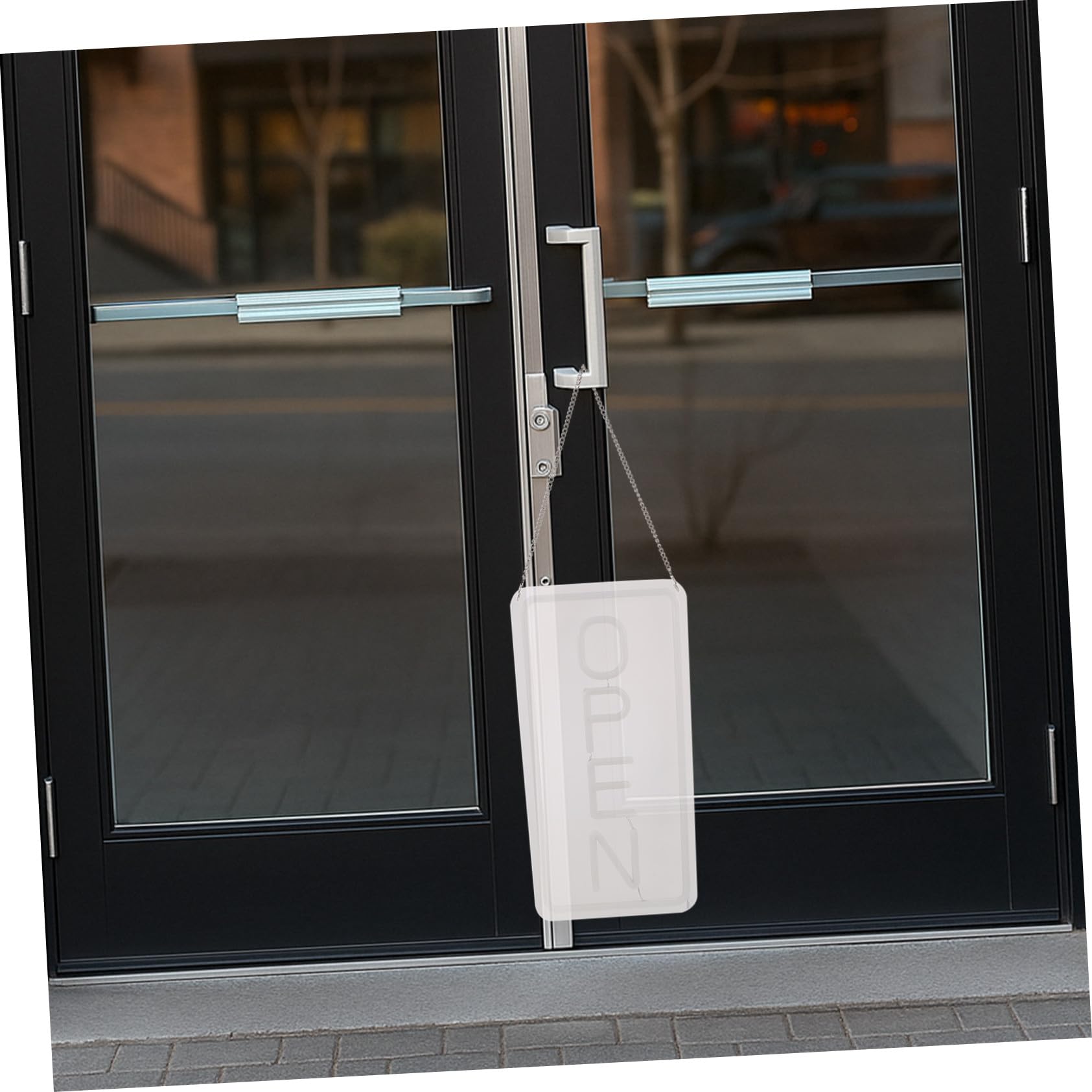 BESTYASH Letrero de Neón Vertical para Cafetería Dormitorio Pared Luz LED Acrílica Transparente Letrero Luminoso Abierto para Fiesta