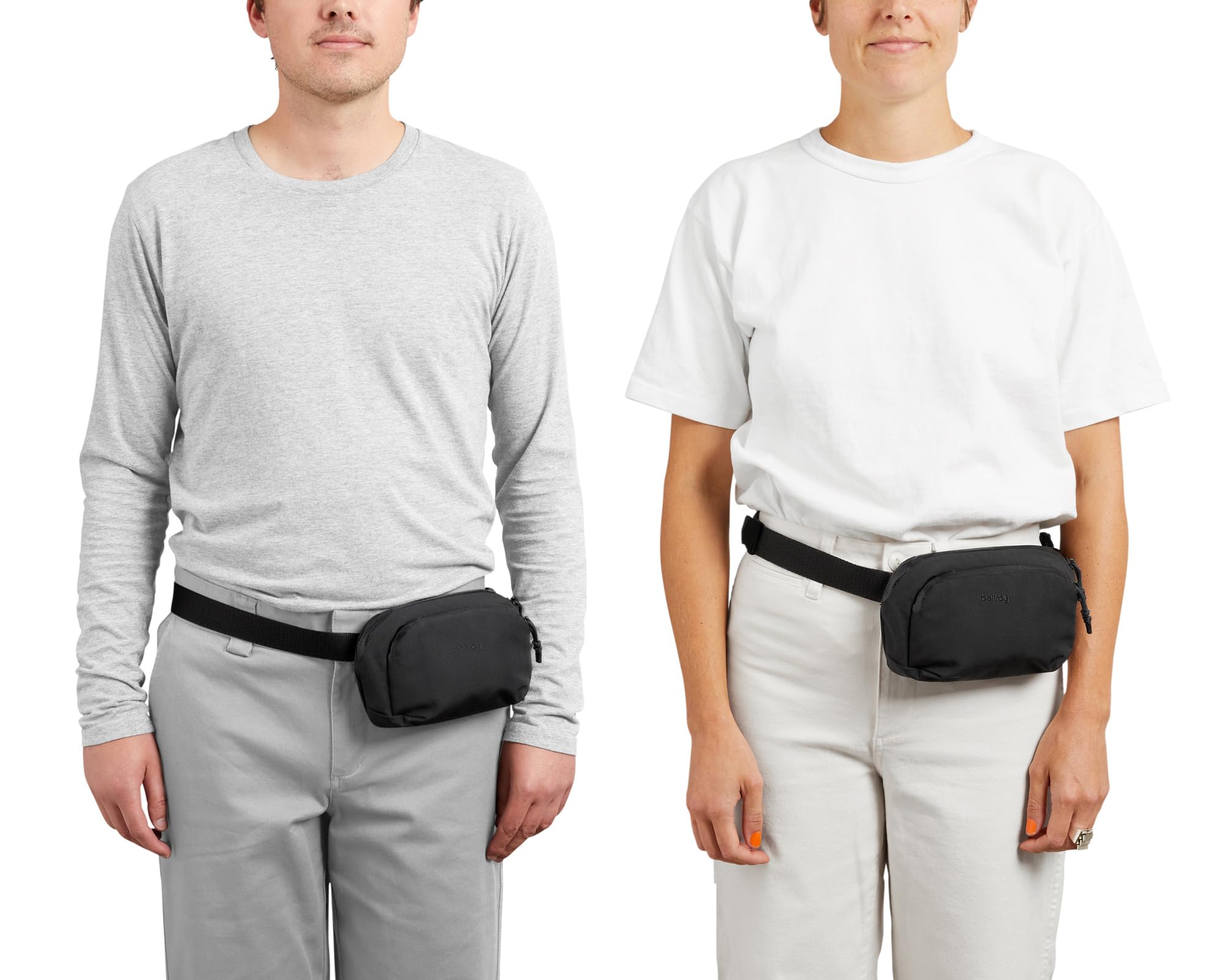 Bellroy Venture Hip Pack, Riñonera bandolera - Fog | Riñonera bandolera 1.5L para móvil, cartera y básicos del día a día