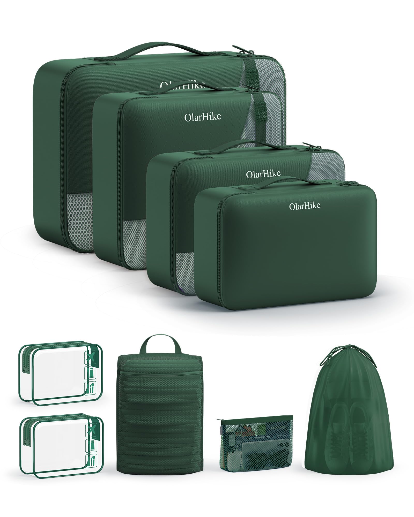 11 Set / 9 Set Packing Cubes for Travel,Gifts for Women Mom Kids,TSA Approved Bags for Makeup, Cosmetic, Toiletry, Organizers for Suitcase Carry On,