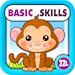 Preschool All-In-One Basic Skills: Learning Adventure A to Z (Letters, Numbers, Colors, Shapes, Go Together, Patterns, 123s counting, ABCs reading) - Games for Kids - Educational Toy for Baby, Toddler and Kindergarten Explorers by Abby Monkey®