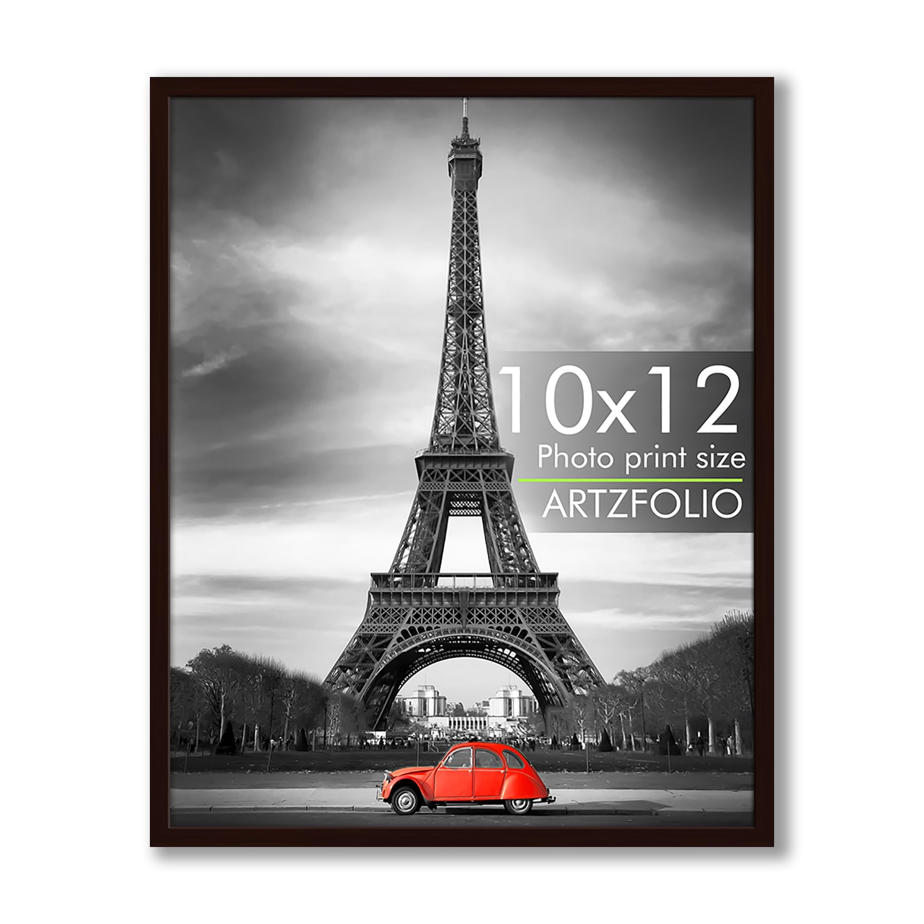 ArtzFolio Wall Photo Frame D564 | Wall Photo Frame Collage for Living Room | Picture Frames Bedroom, Home & Office Decoration | Dark Brown | 10x12 inch (25x30 cms)
