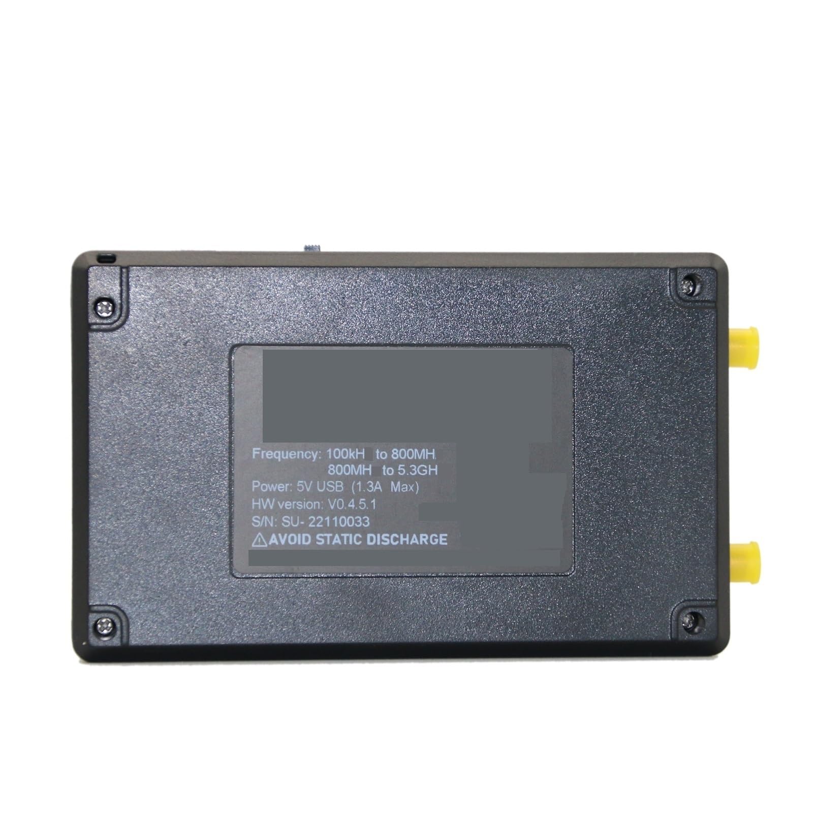 Analizador de Redes vectoriales Generador De RF con Batería, Analizador De Espectro Pequeño Portátil con Pantalla De 100K-5,3G Y 3,95 Pulgadas