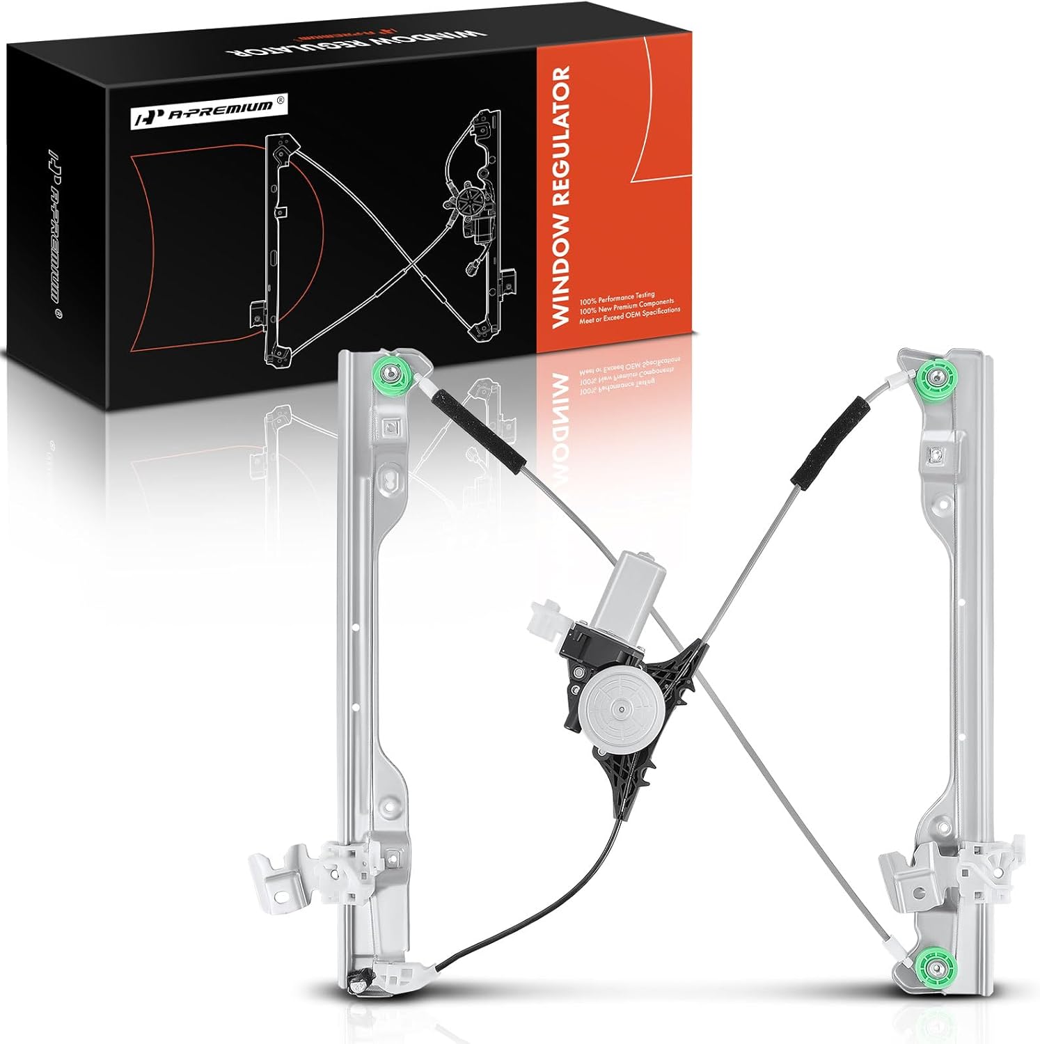 A-Premium Power Window Regulator with Motor Compatible with Nissan Altima 2007-2012 (Sedan Only) with Auto-up Front Driver Side