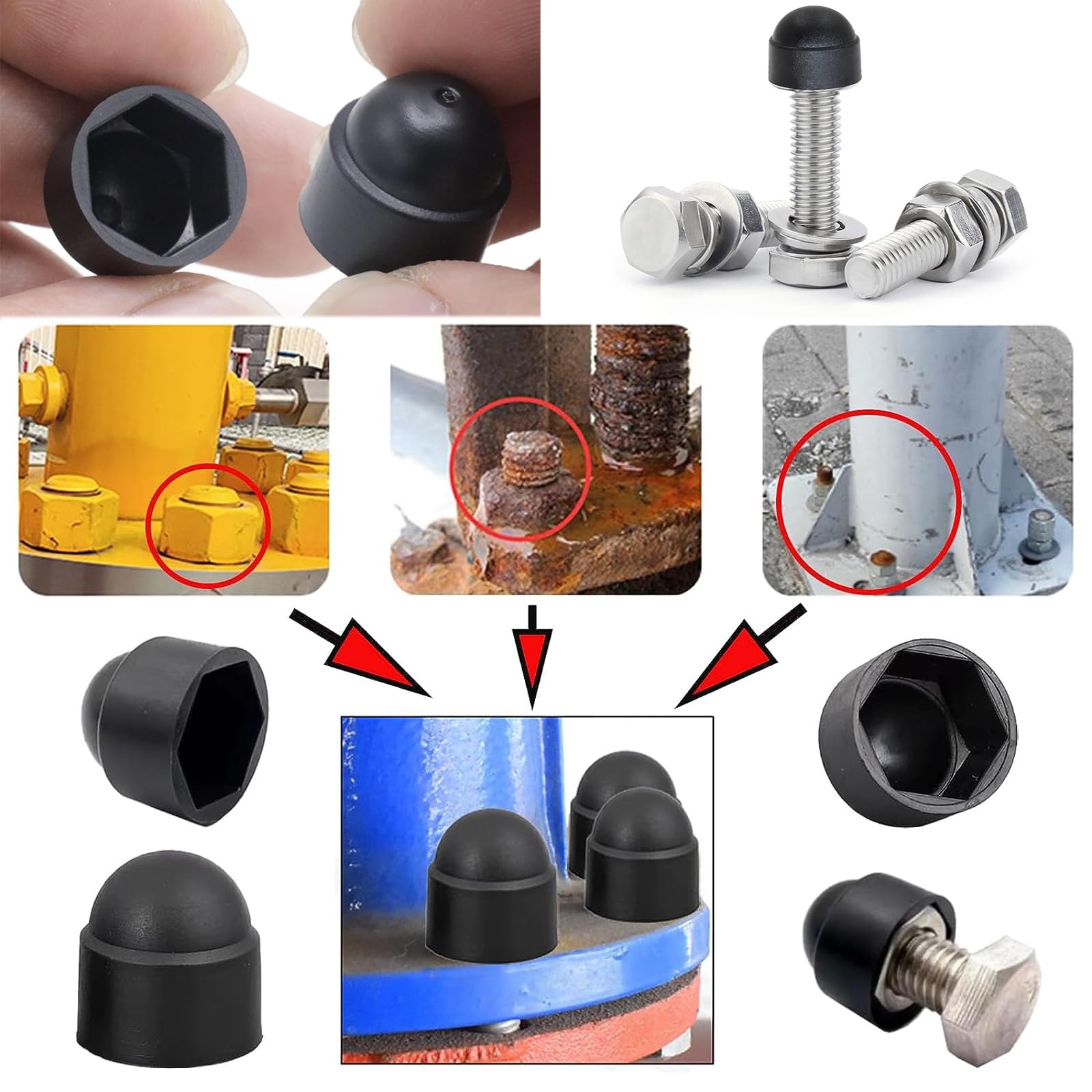 Copri Bulloni Ruota Cromati 19mm Con Strumento Di Rimozione - 20 Pezzi In ABS Per Auto