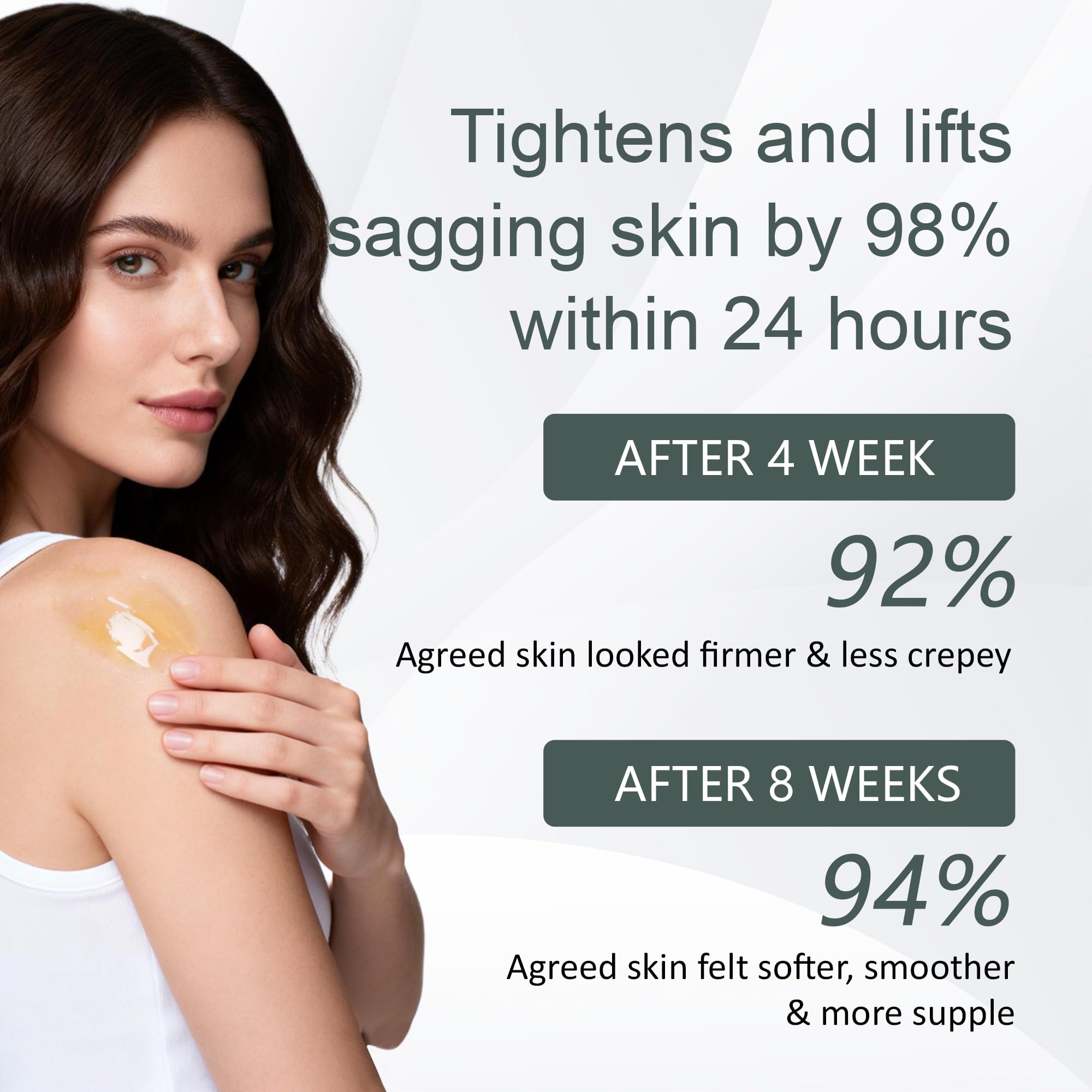 ELY CURA Collagen Lifting Body Oil with Vitamins C & E, 3.38 fl oz