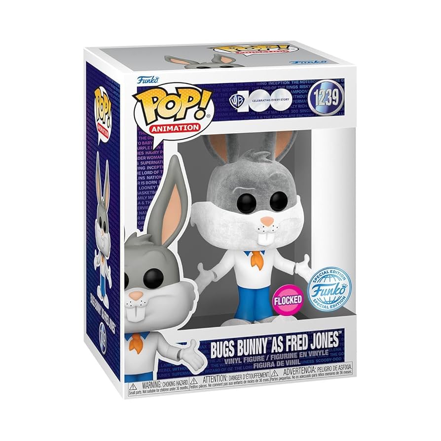 ファンコ ポップ 『マービン』Funko Pop! バックスバニー Amazon.com: POP! & Tee: WB100 - Bugs Bunny as Fred - S