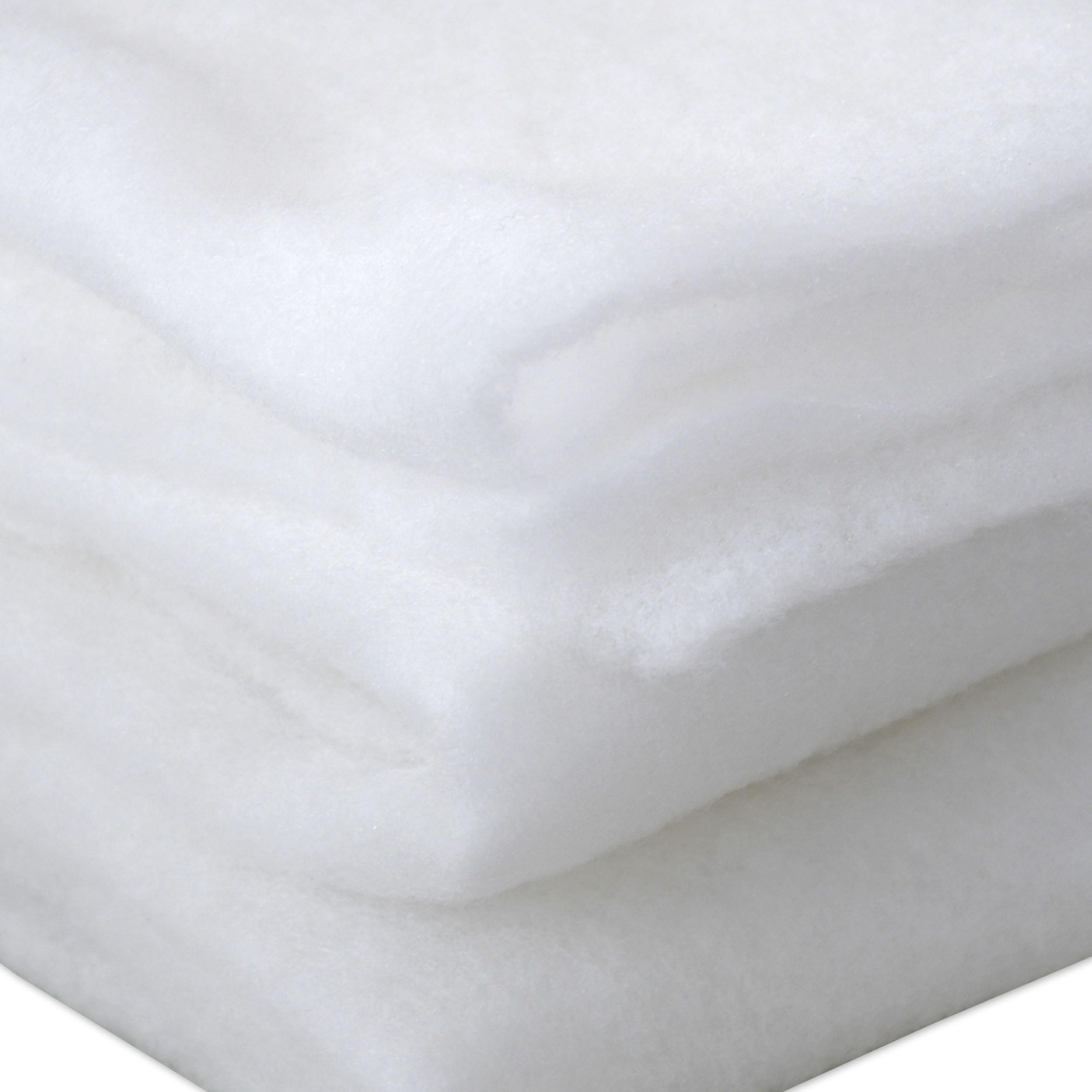 Volumenvlies Meterware 10m Länge 1cm Dicke 160cm Breite QUILT 100g/m² Polstervlies 10mm Höhe Waschbar Watte Polsterwatte Diolenwatte Vlieswatte Füllung Kissen Decke Sofa Polsterung