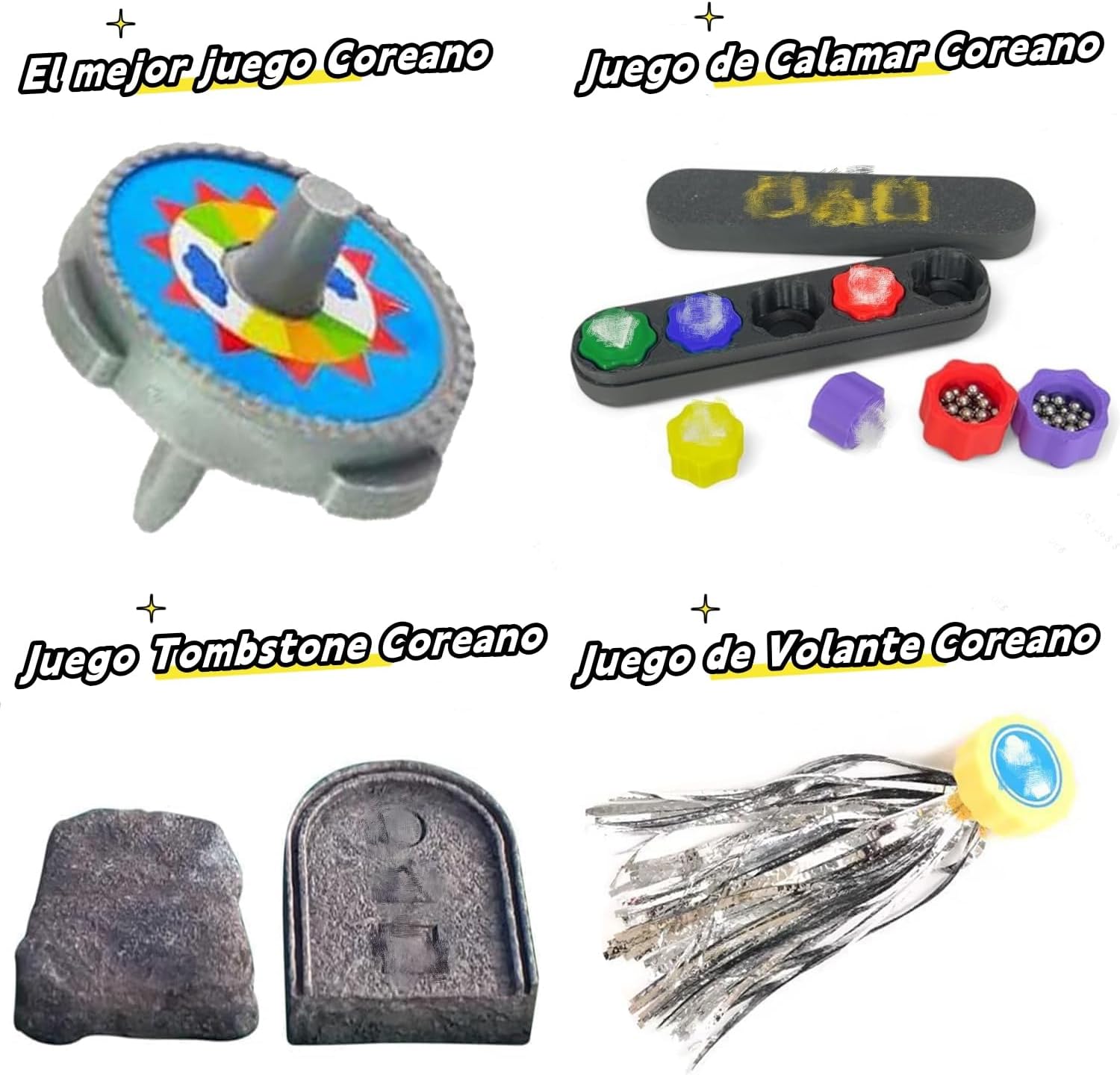 Aggravate Squid Game, 2025 Gonggi Squid Game, Korean Gonggi Game, Gonggi Stone Game (Set 2)