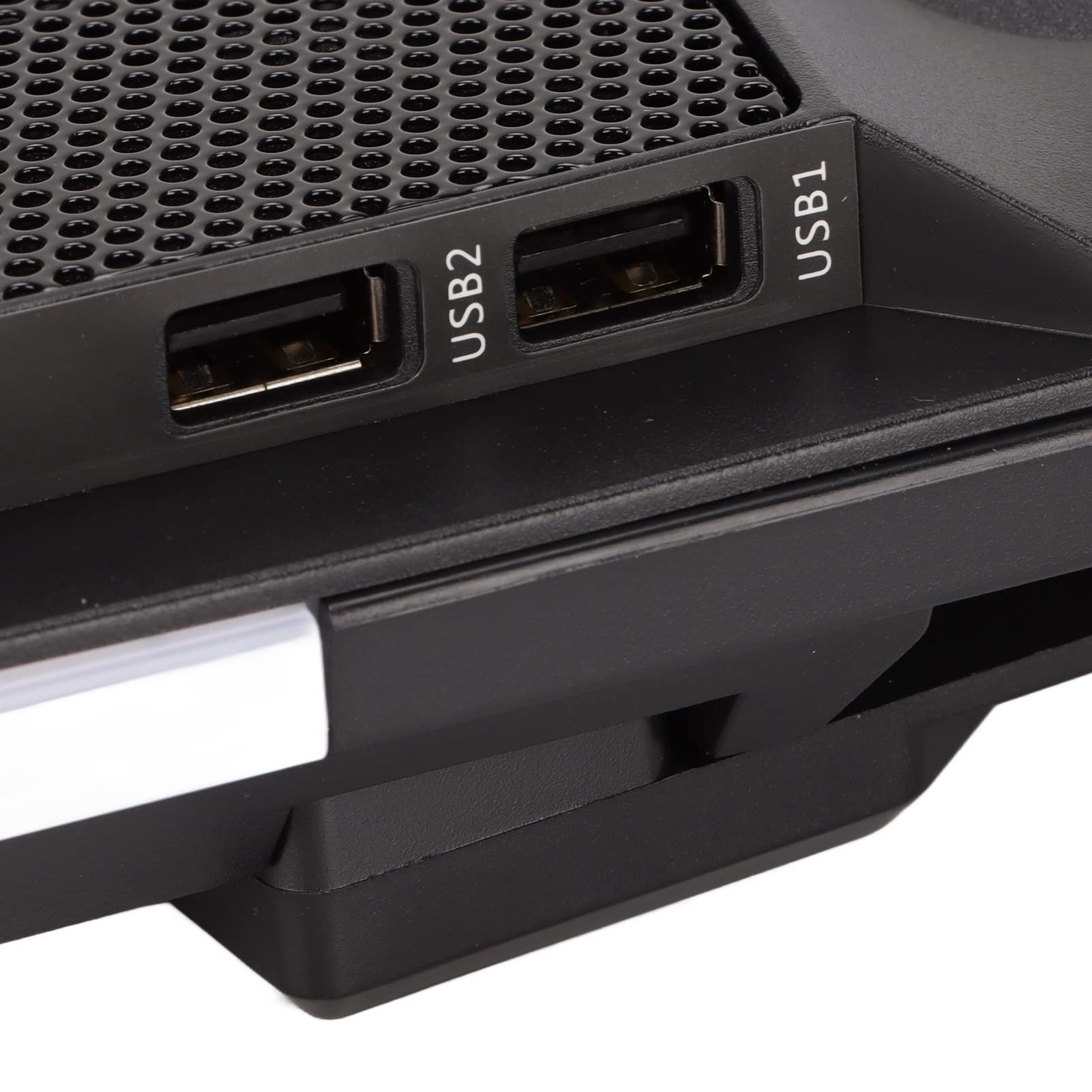 Chłodzenie Laptopa do Gier Światła RGB 7 Stojaków na wysokość Podkładka Chłodząca do Laptopa Podwójne Porty USB Dla Laptopów 12-17,3 Cala Dla Entuzjastów Gier