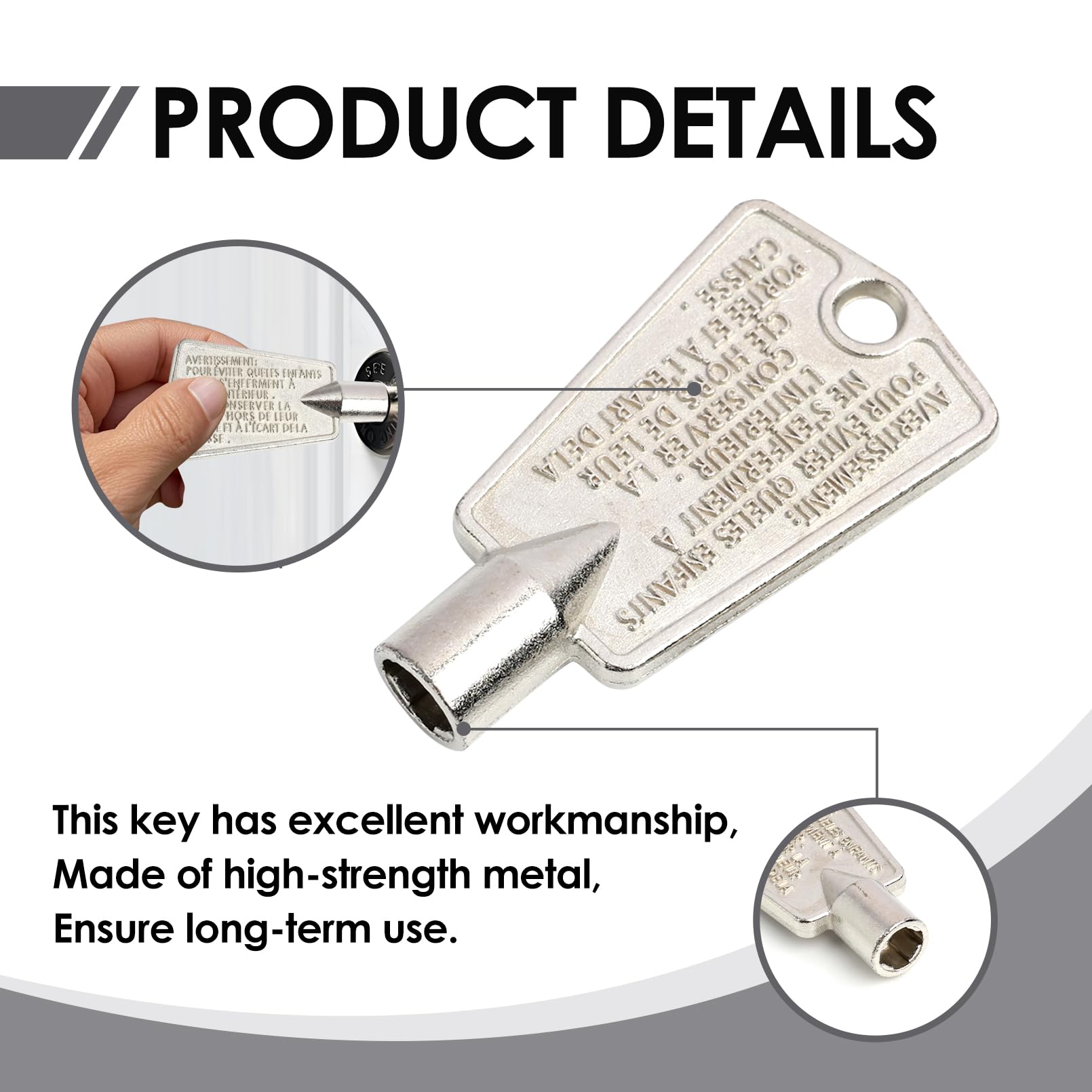 Amazon.com: 216702900 Freezer Door Keys, Heavy-Duty Metal