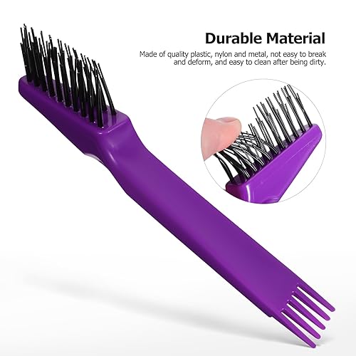 Miniatura 3 de 4 unids cepillo de pelo herramientas de limpieza mini cepillo removedor cepillo limpiador para eliminar el polvo del pelo