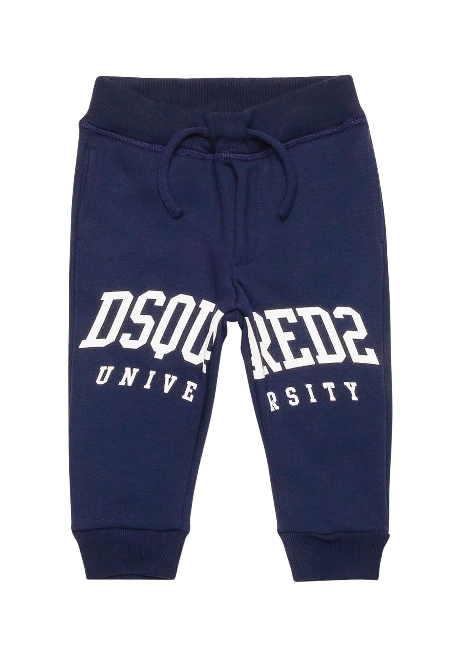 DSQUARED2 Blaue Babyhose mit Logo-Aufdruck