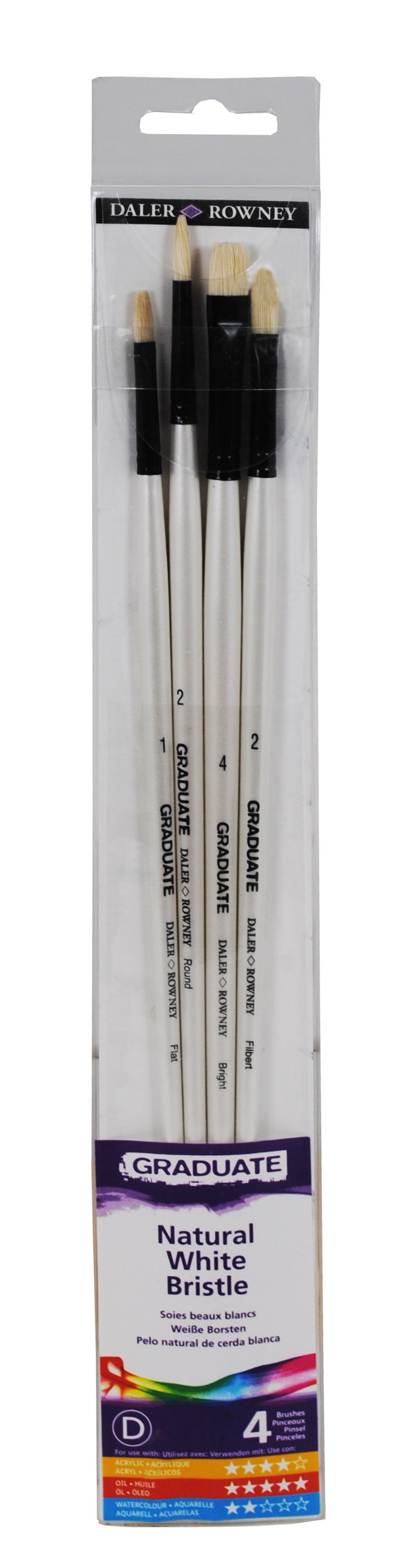 Daler And Rowney - Set De Pinceles Graduate - Mixto - 5 Un