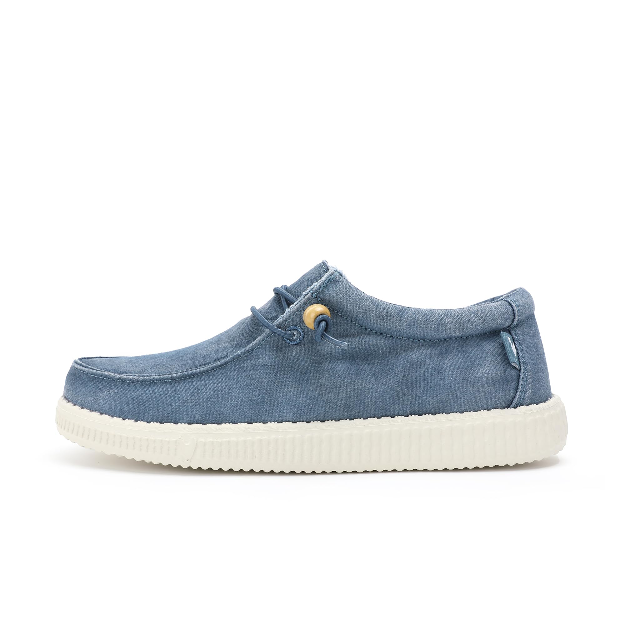 WALK IN PITAS | WP150 WALLABI Washed | Mocassini Uomo | Scarpe da Barca | Sportive Uomo | Sneakers Casual | Scarpa da Vela | Calzatura Senza Lacci | Scarpe Walkinpitas | Blu 43