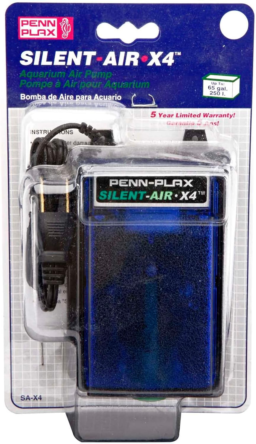 Silent-Air® X4 Air Pump, 2-Outlet - Up to 65 Gallons