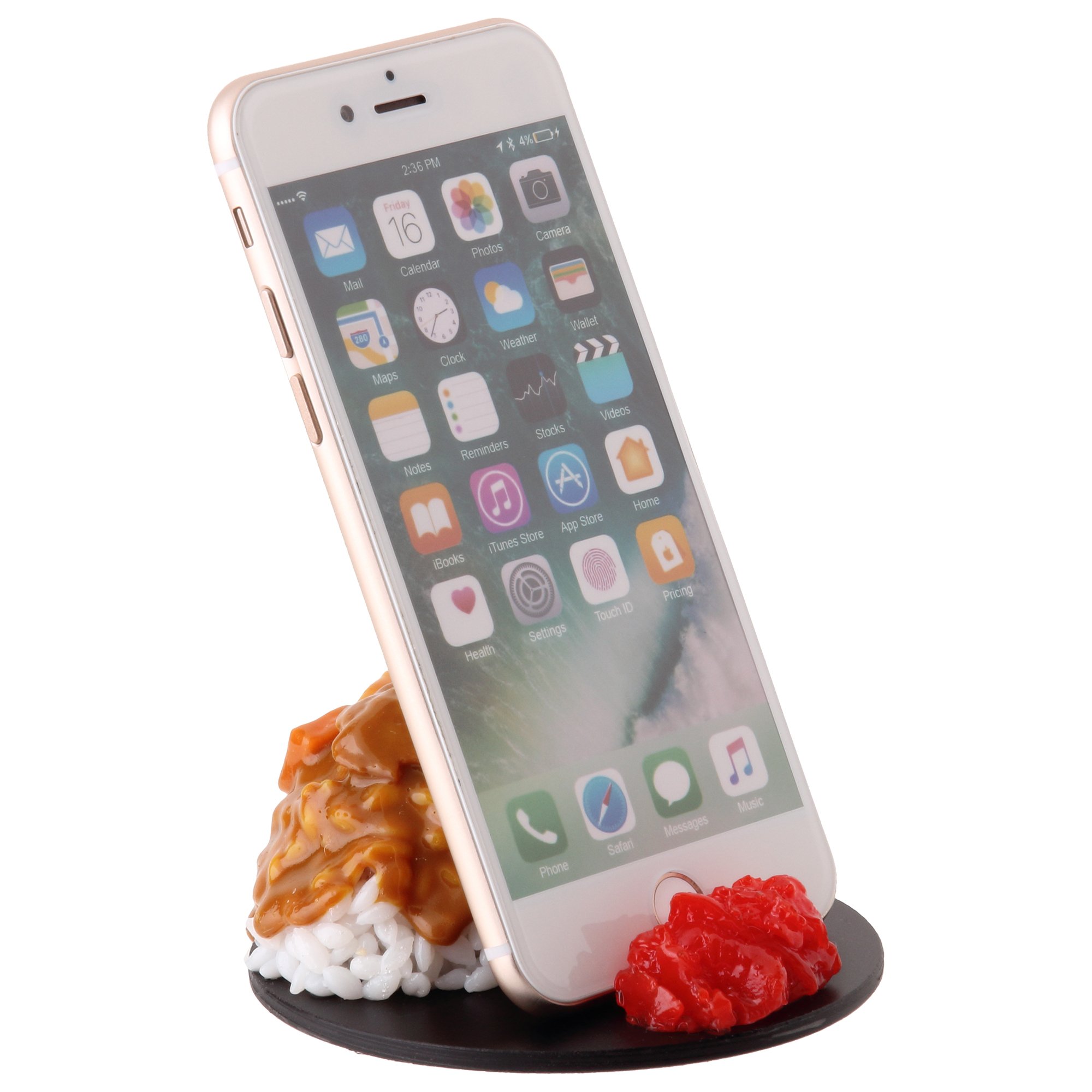 Suetake Probe Lebensmittel Probe Smartphone Ständer Curry Reis STAND-10292 - Bild 4 von 5