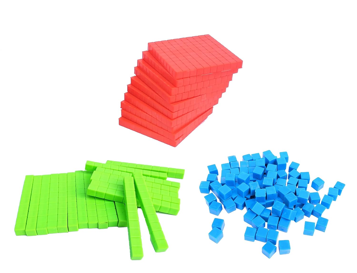 Buy StepsToDo 140 Pieces Base Ten Blocks Kit. with Place Value Mat and