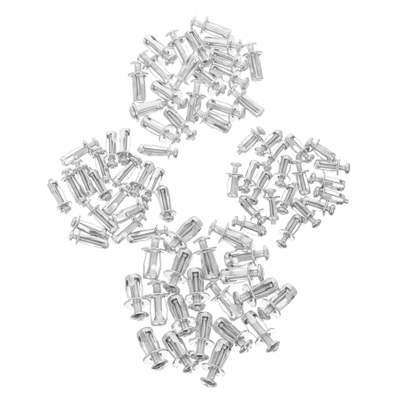 ABOOFAN 240 Stck. Teiliges Expansion Schrauben Carbonstahl Dübel für und Gipskartonwände mit Blütenblatt Metallanker für Möbelbefestigung und Heimwerkerprojekte