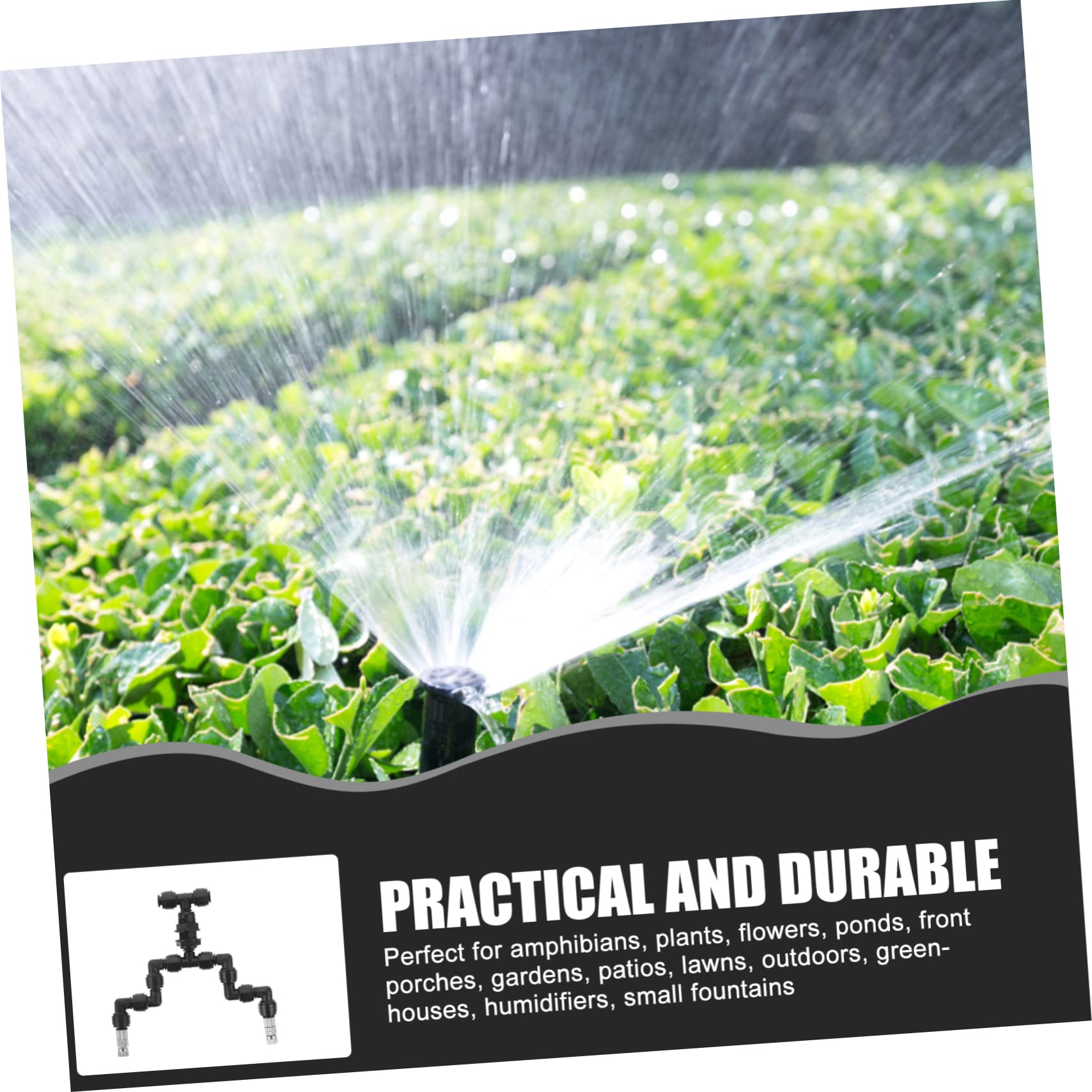 5pezzi Ugello Spruzzatore Per Terrari e Nebulizzatore Per Rettili e Piante Effetto Pioggia Tropicale e Umidificazione Per Ambienti Naturali
