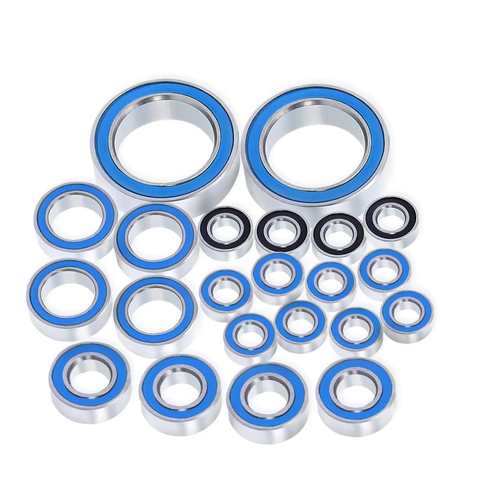 RC Repairs Models For Traxxas For TRX4M For Bronco For Defender 1/18 22Pcs Wheel Hub Axle Sealed Bearing Kit For RC Crawler Car Upgrade Parts