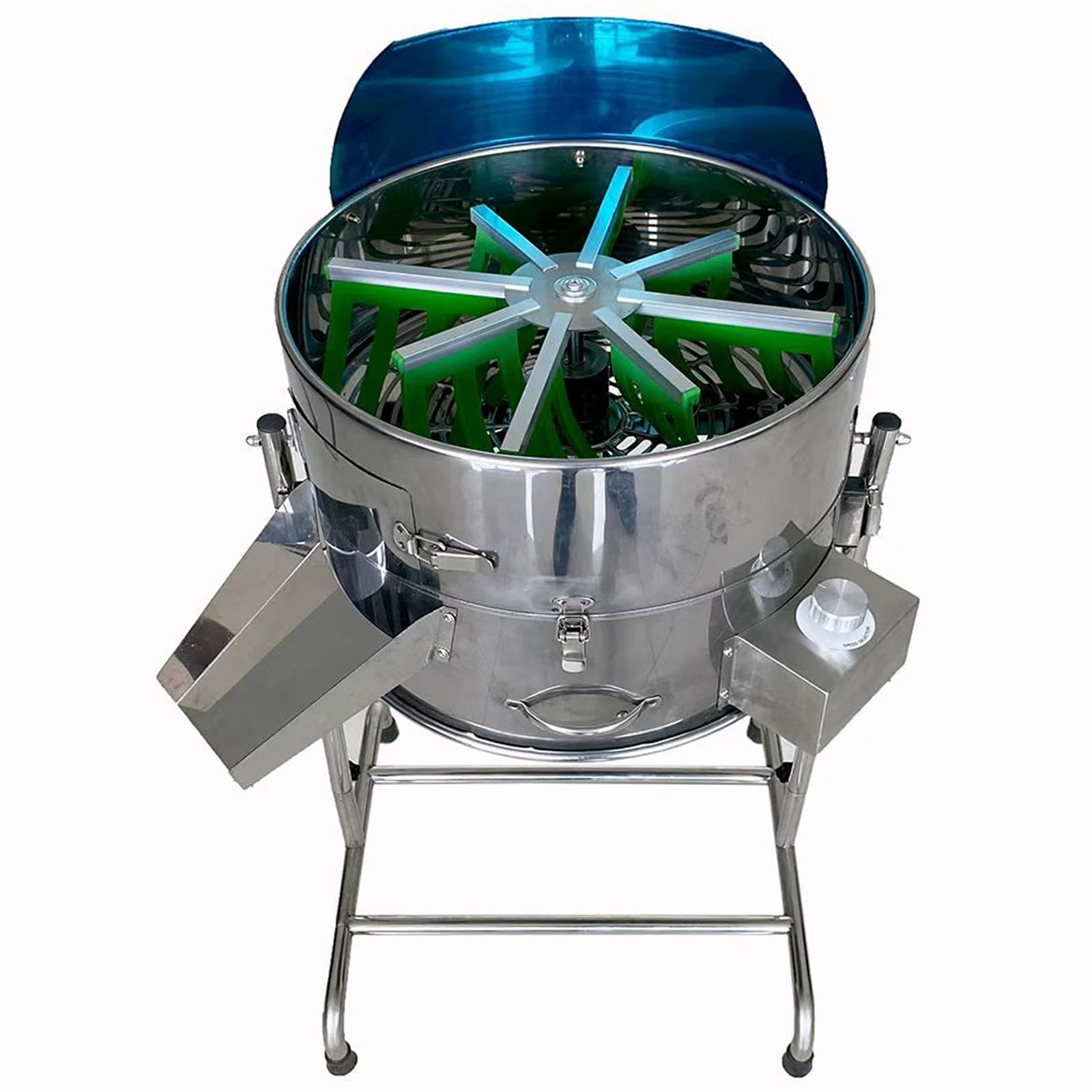 Wo Lai Gou Electric Leaf Trimmer, 18 Inch 60w Automatic Spin Trimmer With 3 Blades, Adjustable Speed, Comes With Mesh Bag And Hand Pruner For Garden, Lawn And Hydroponic Plant Cutting