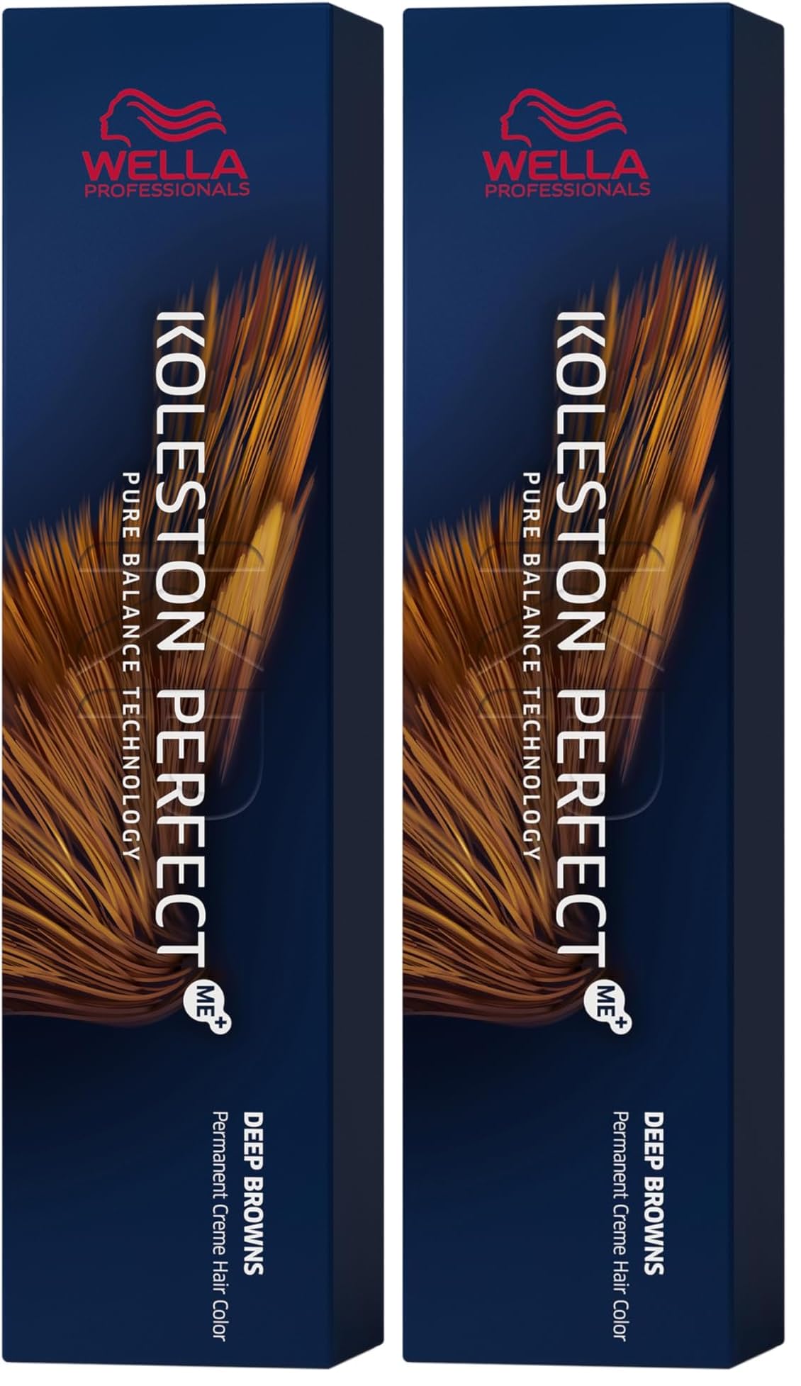 Wella Professionals Koleston Perfect Deep Browns - Permanente Haarfarbe - Professionelle Coloration mit bis zu 100% Grauabdeckung & Me+ Farbtechnologie – 5/75 Hellbraun Braun‑Mahagoni, 60ml
