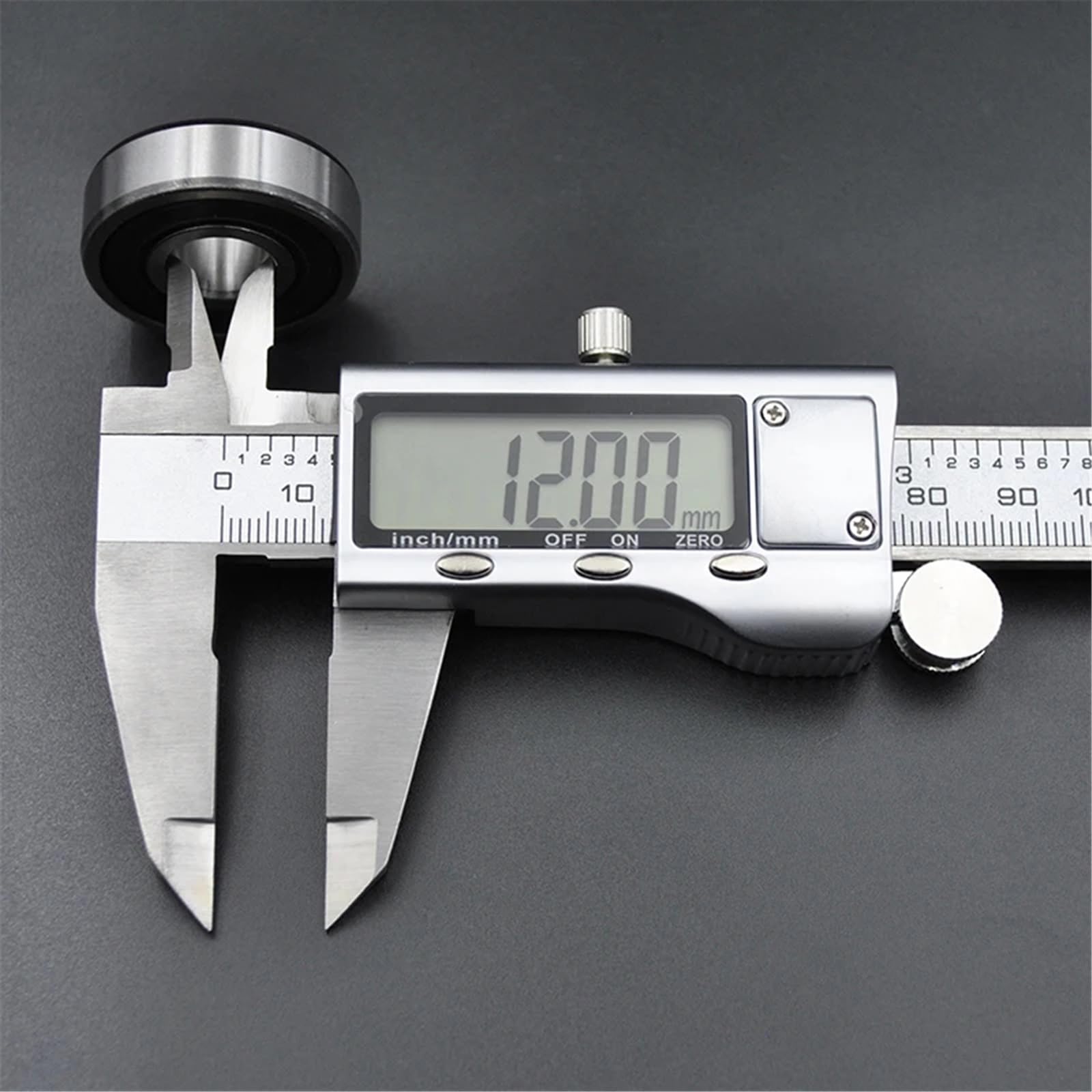 Calibrador Digital de Acero Inoxidable de Alta precisión de 150 mm en Pulgadas y mm for medir Herramientas de rodamientos(Stainless Caliper)
