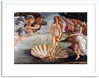 PAINTING PORTRAIT MYTHOLOGY ROMAN BOTTICELLI BIRTH VENUS FRAMED PRINT F97X4963