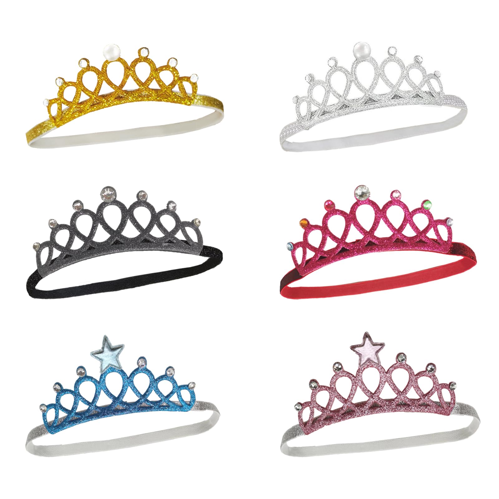 Bandeau lumineux LED pour filles, couronne scintillante, serre-tête de princesse, accessoire de fête - 2026 Pince à cheveux Crown, serre-tête Crown price