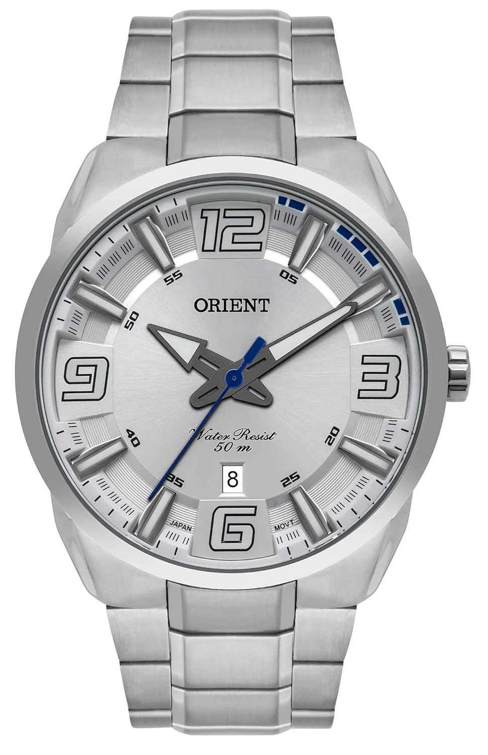 Relógio Orient Masculino Ref: Mbss1359 S2sx Casual Prateado