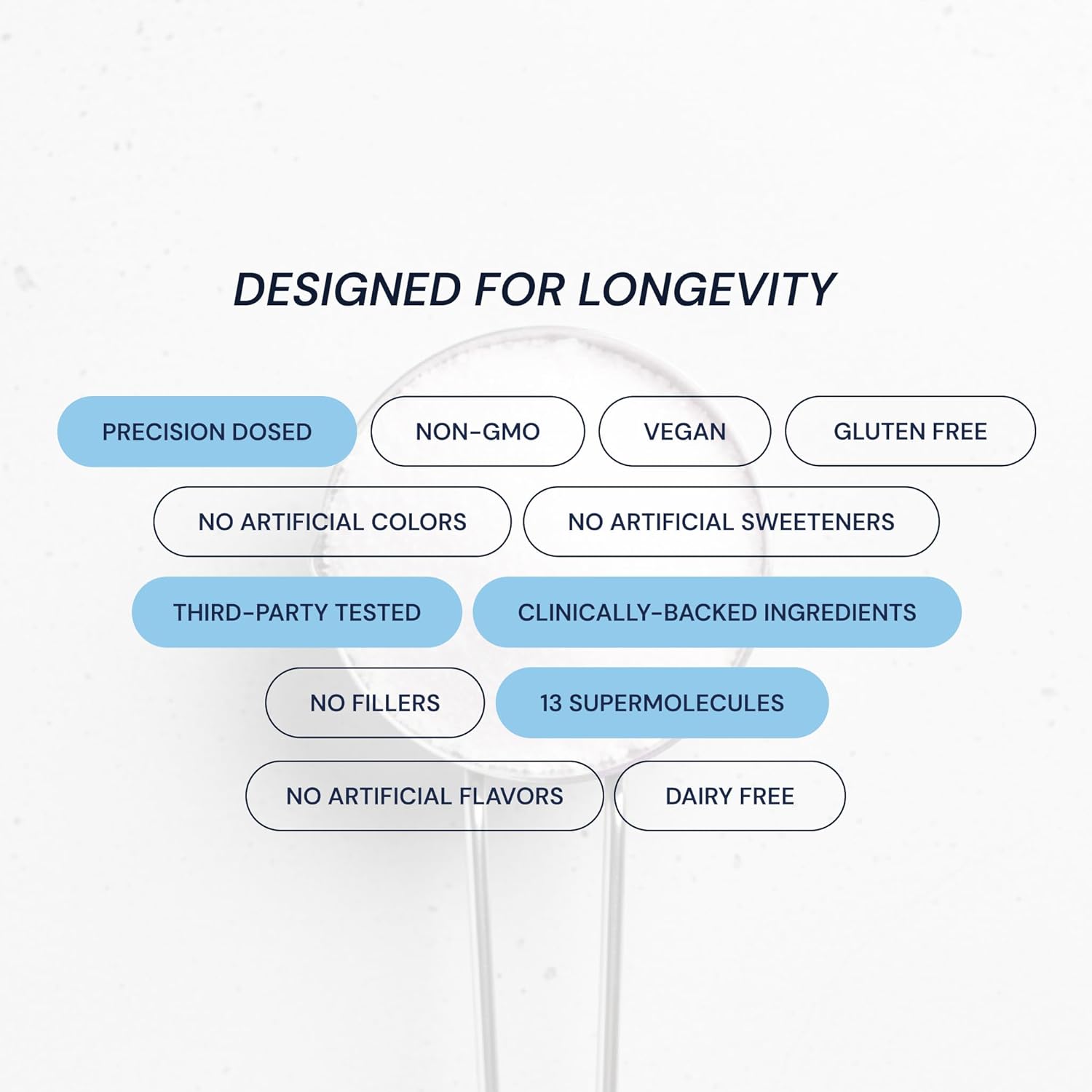 Blueprint Bryan Johnson Longevity Mix - Muscle Builder & Recovery Supplement - Promotes Focus and Balanced Mood - Magnesium, Creatine, L-Theanine, Glutathione & Vitamin C- 30 Servings, Blood Orange - Image 8