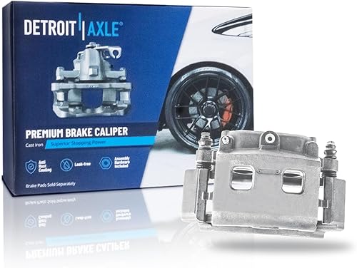 Miniatura 246 de Detroit Axle - Pinza de freno delantera derecha con soporte de repuesto para Chevrolet Equinox Captiva Sport Pontiac Torrent Saturn Vue Suzuki XL-7