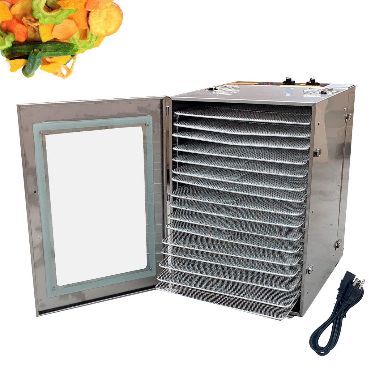 Buy DOMINTY Food Dehydrator Machine, Easy Setup, Digital Adjustable Timer and Temperature