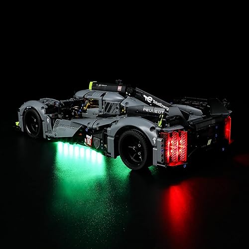 Miniatura 4 de LIGHTAILING Luz para Lego-42156 Peugeot-9X8 Mans-Hybrid-Hypercar - Kit de iluminación LED compatible con el modelo de bloques de construcción Lego -