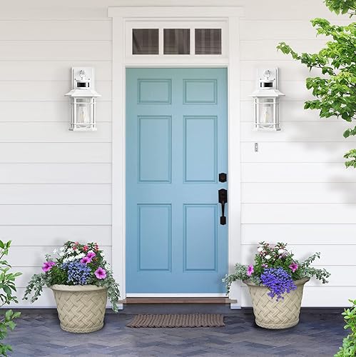 Miniatura 9 de VIANIS Luces exteriores con sensor de movimiento para casa, iluminación exterior blanca del atardecer al amanecer, accesorios de iluminación para