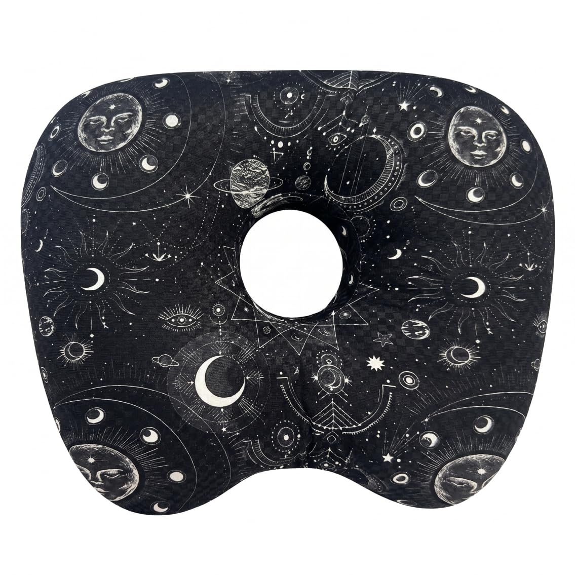 Vistnale ear piercing pillow|Ear Piercing Pillow, Side Sleeper with Hole Washable Soft Pillows for Women Men, Black