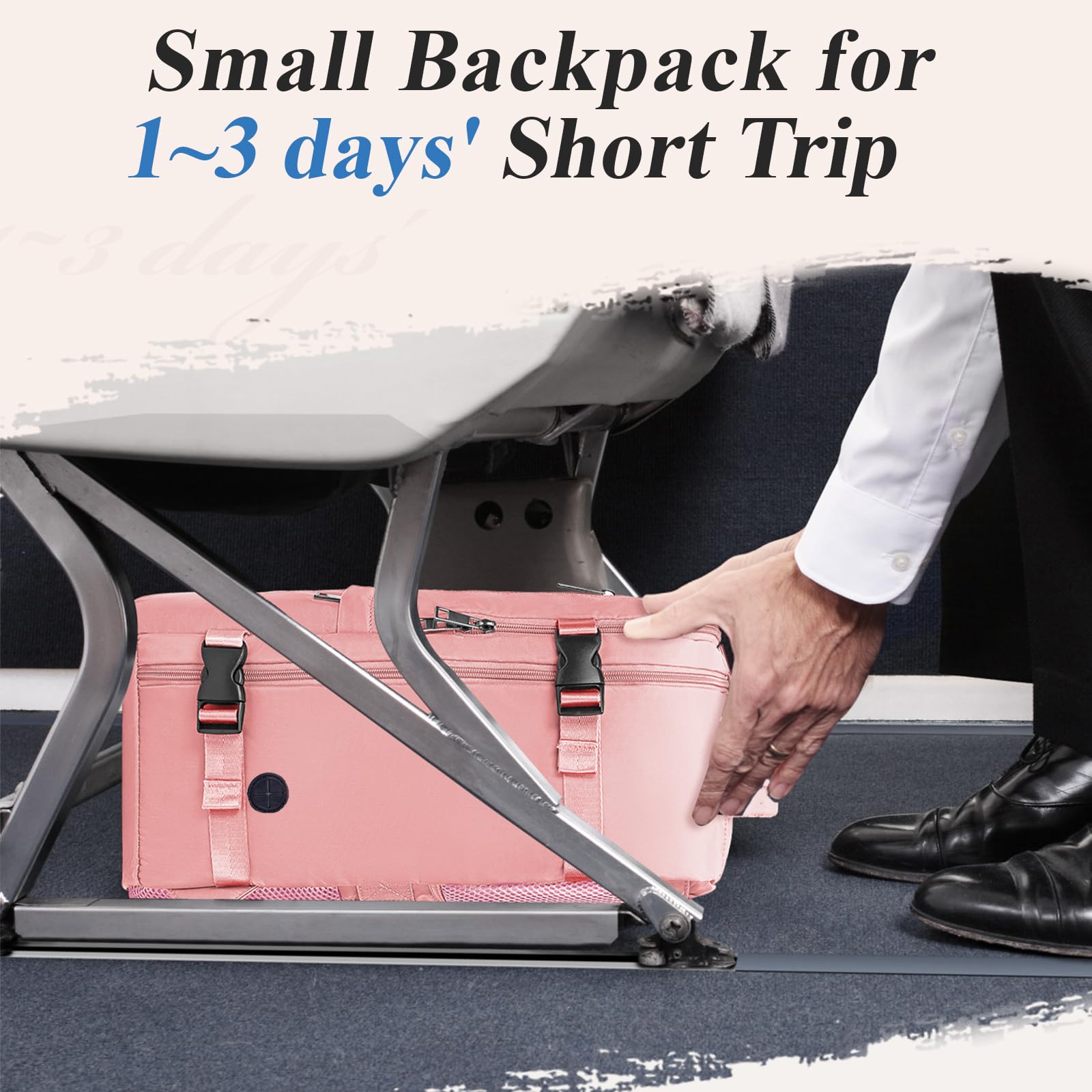 VMIKIV per Zaino Ryanair 40x20x25 Zaino da Viaggio Bagaglio a Mano 40x20x25 con Ryanair Zaini Casual per Aereo Zaino Antifurto Donna Uomo Borse da Cabina per Scuola Università