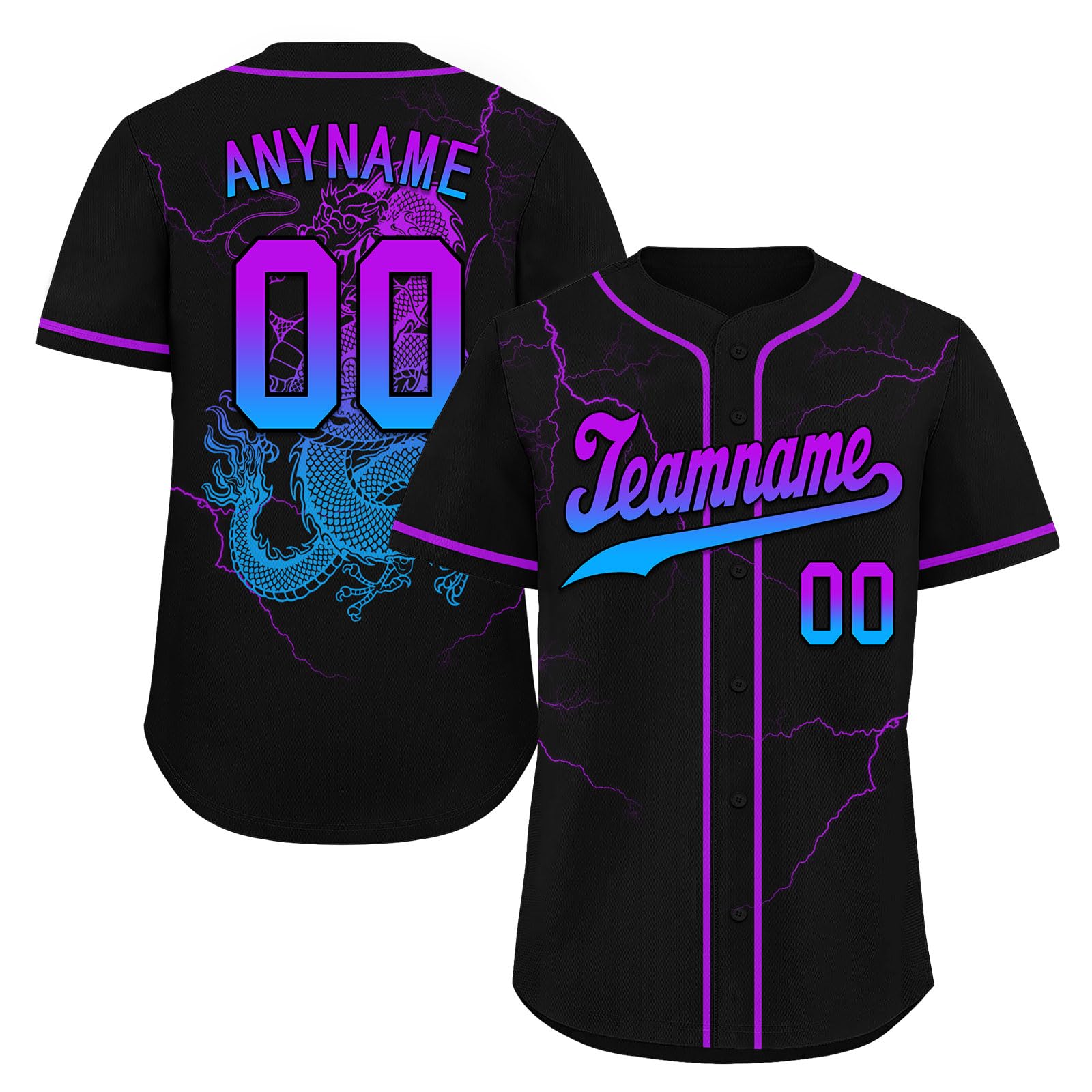 coolcustomize Custom Skull Baseball Jersey for Men Youth Team Gothic Sports Uniform Short Sleeve Softball Shirts with Name/Logo