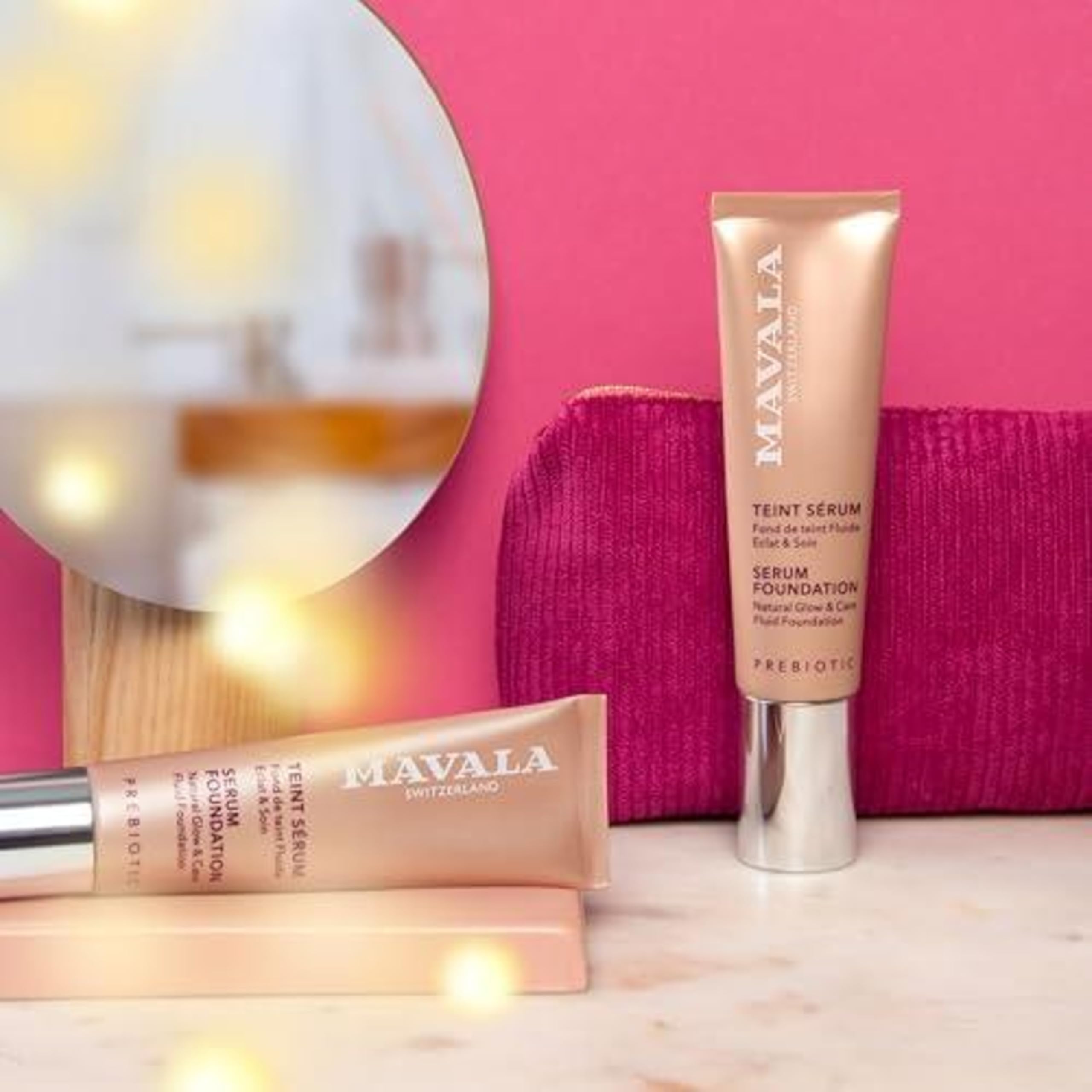 Mavala - Teint Sérum, Fond de Teint Fluide Eclat & Soin - Couvrance Modulable, Fini Semi-Mat Naturel - Soin Visage Apaisant, 83% de Soin - Teinte Dark, 30ml
