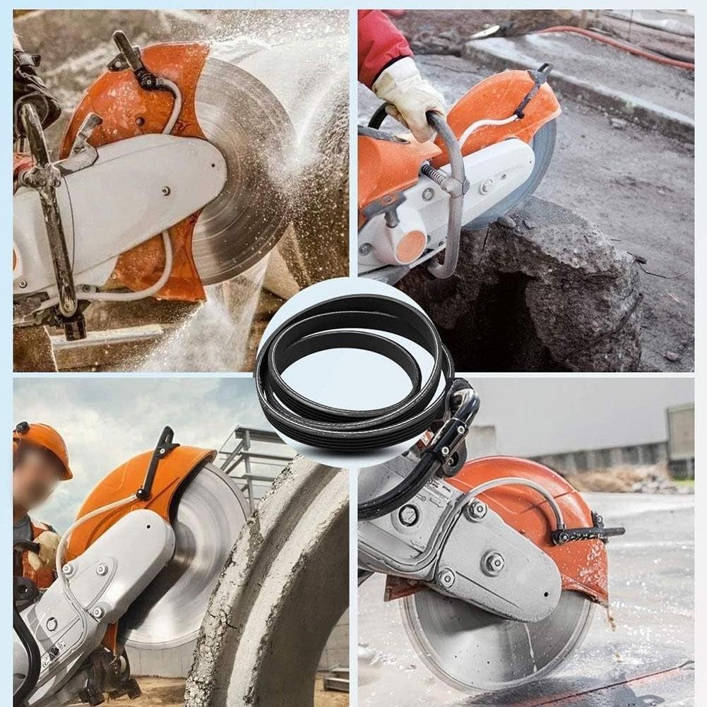 Whychstore Lot de 4 courroies d'entraînement pour scie Stihl TS420 TS500i Cutquik, construction polymère durable, remplace 9490-000-7900