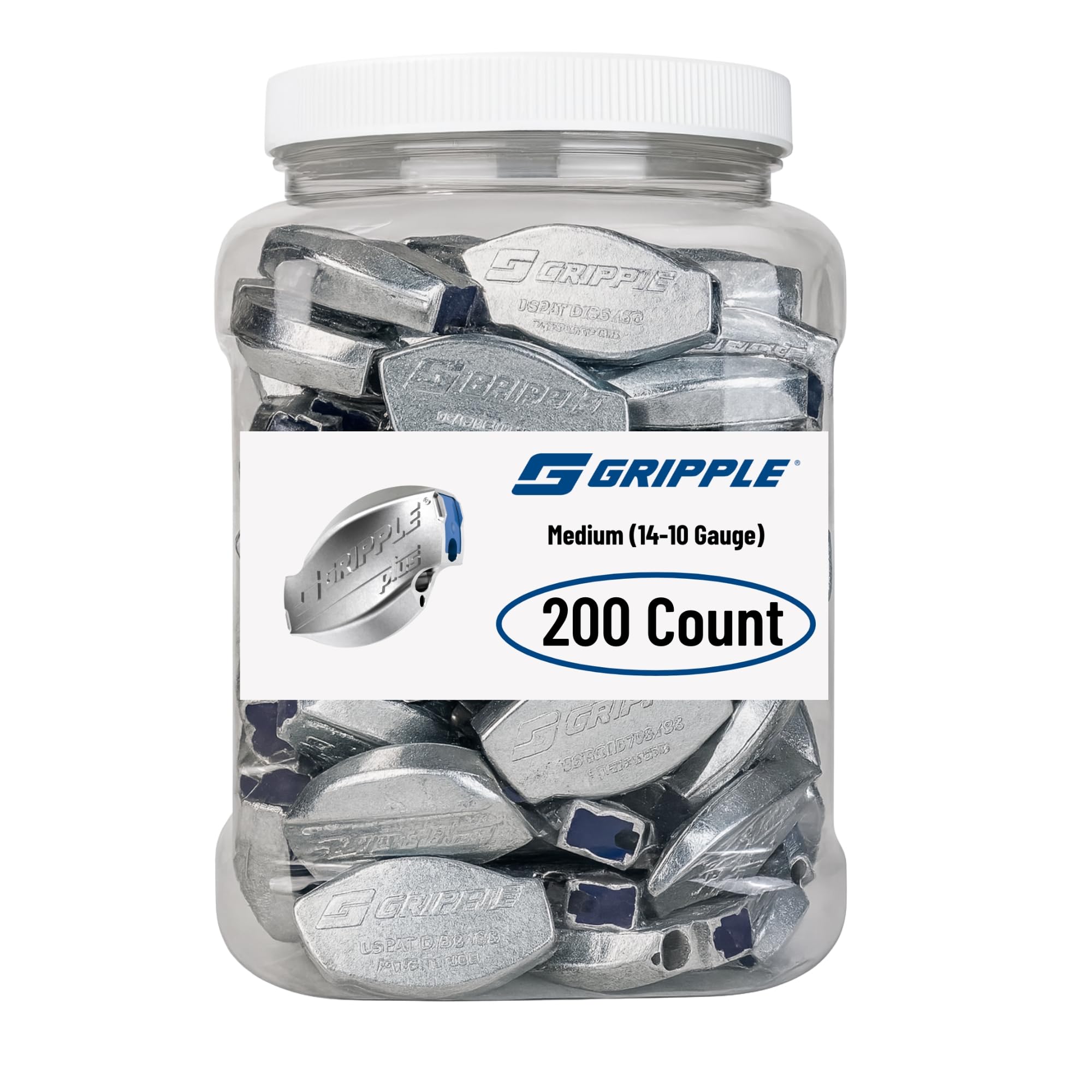Gripple Medium 14-10ga. - 200ct. Jug