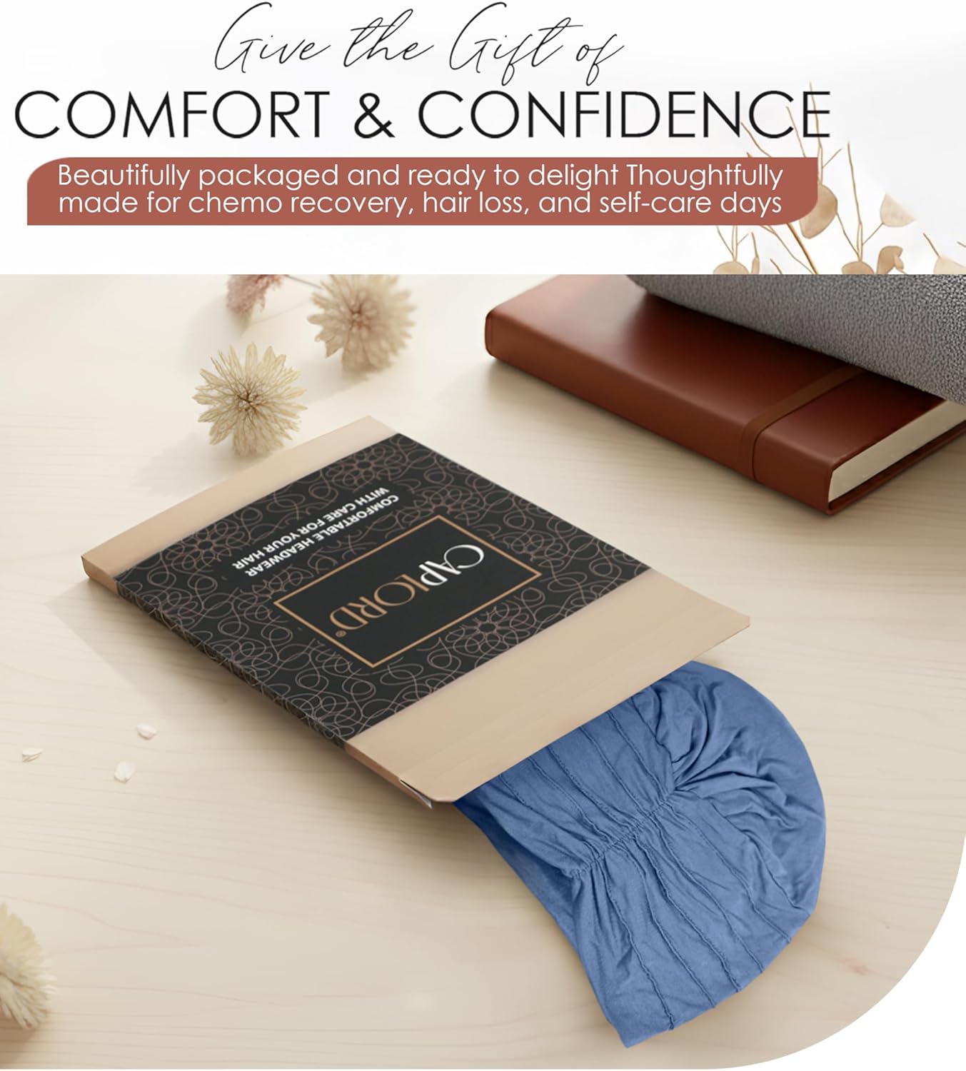 CAPLORD Chemo Cap, Soft Hat for Hair Loss, Headwear for Chemo Patients, Turban Beanie for Cancer Alopecia, Head Cover, Hijab - Image 8