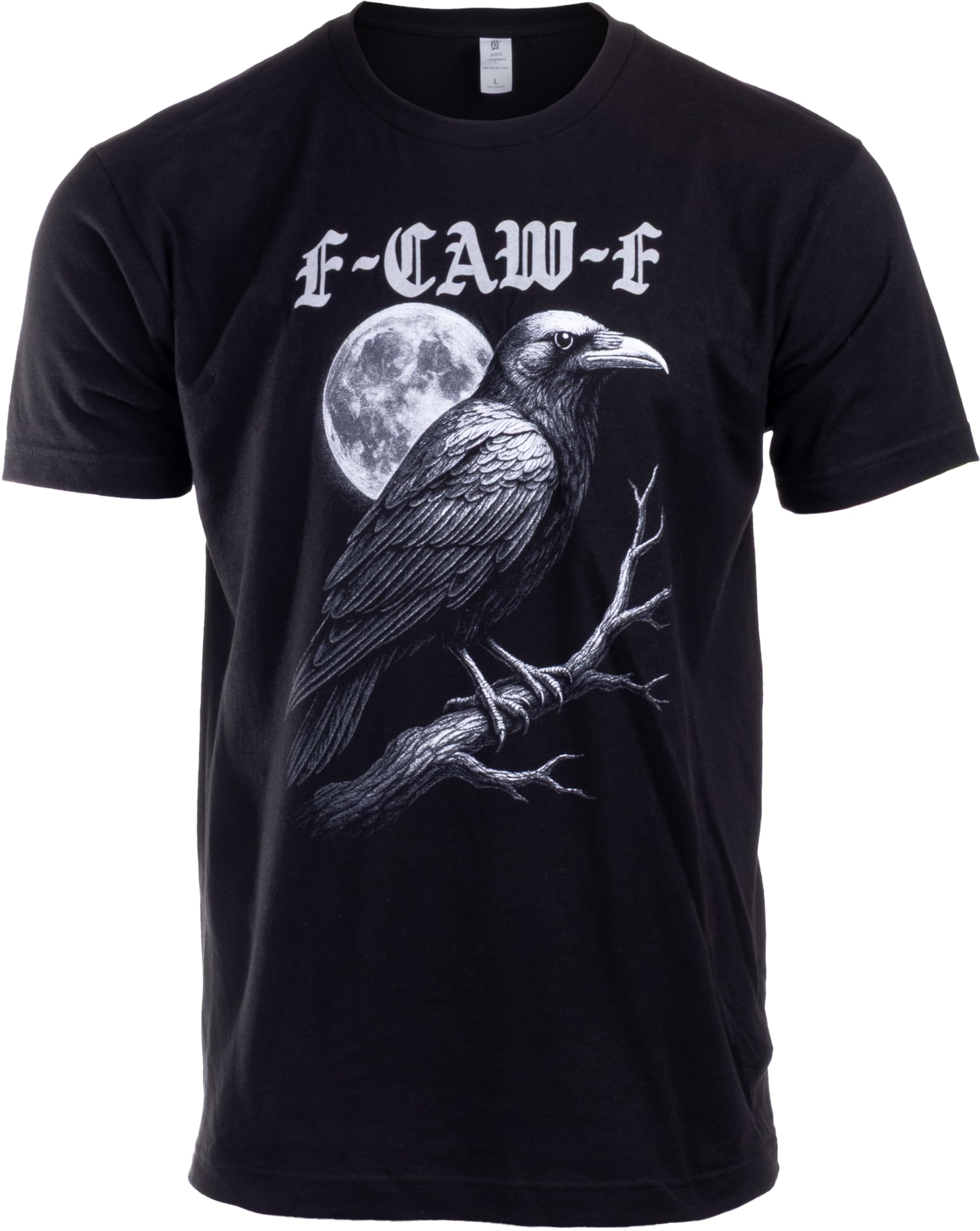 F Caw F Shirt - Funny Mens Novelty Shirts F-Caw-F Chicken Crow Eagle Rooster Fcawf Funny T-Shirt for