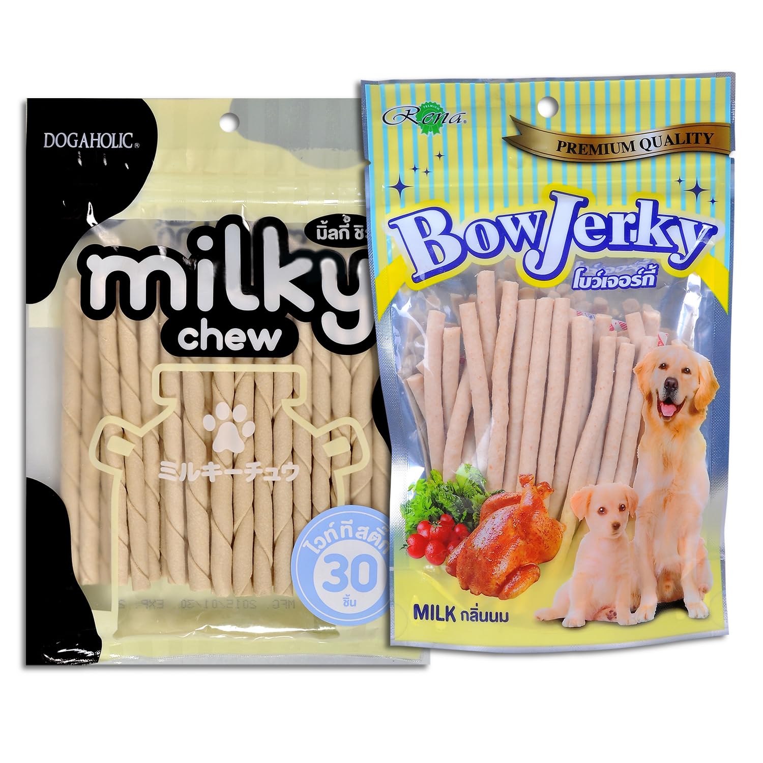 Combo of Dogaholic Milky Chews Sticks Dog and Bow Jerky Milk Treat for Dogs (B08MW8PC6R) Amazon Price History, Amazon Price Tracker
