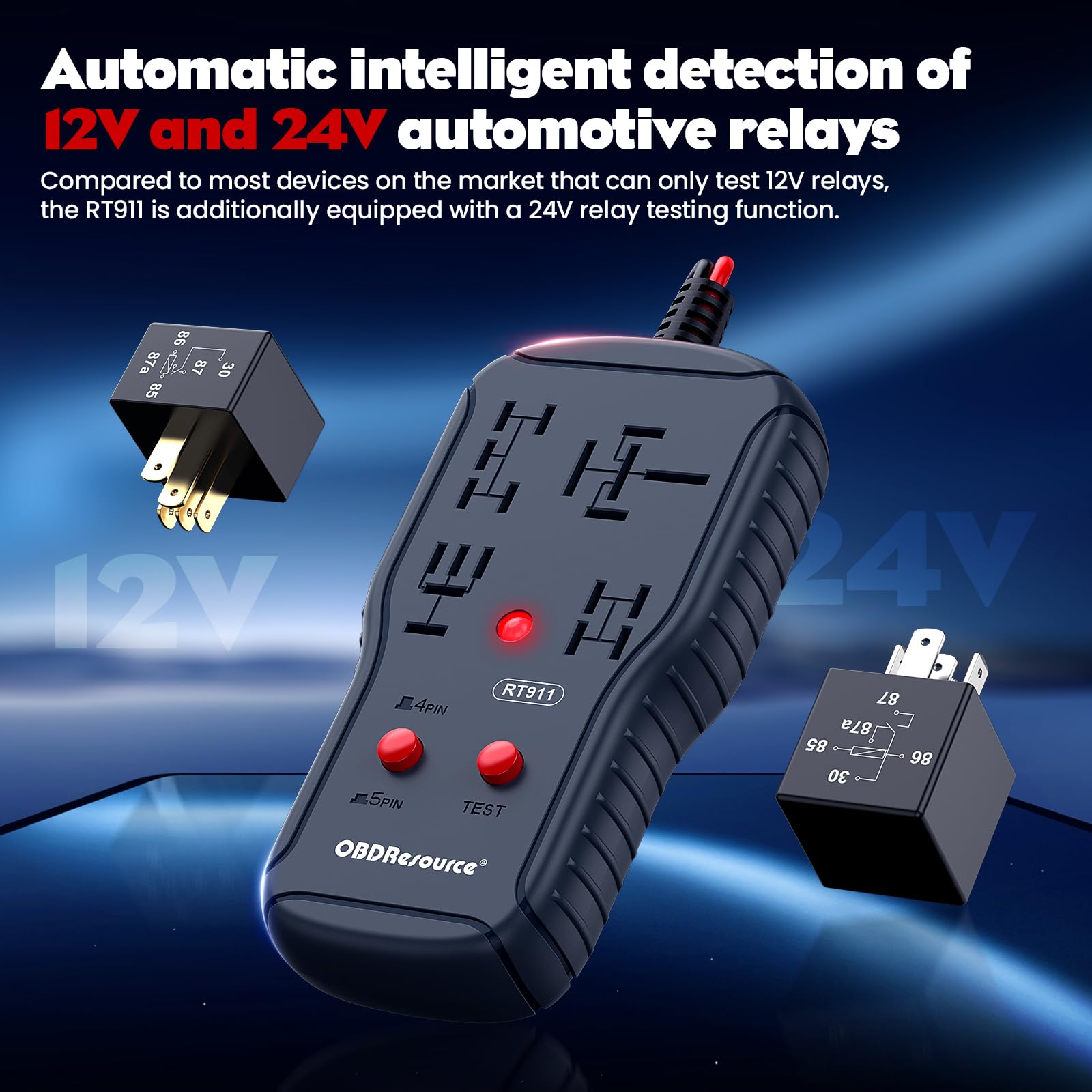 Relay Tester 12-24v, Car Relas Tester, 12/24v Car Relas Testser, Automotive Relaye Testser - Image 2